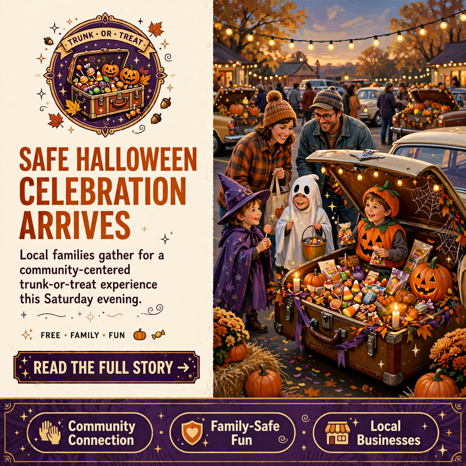 Featured image for "🎃 Trunk or Treat Comes to Crossville - Safe Halloween Fun at Hwy 55"