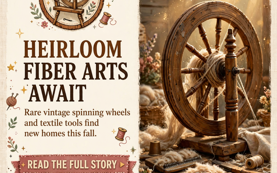 🧶 Vintage Fiber Arts & Weaving Treasures Come to Cookeville Estate Sale