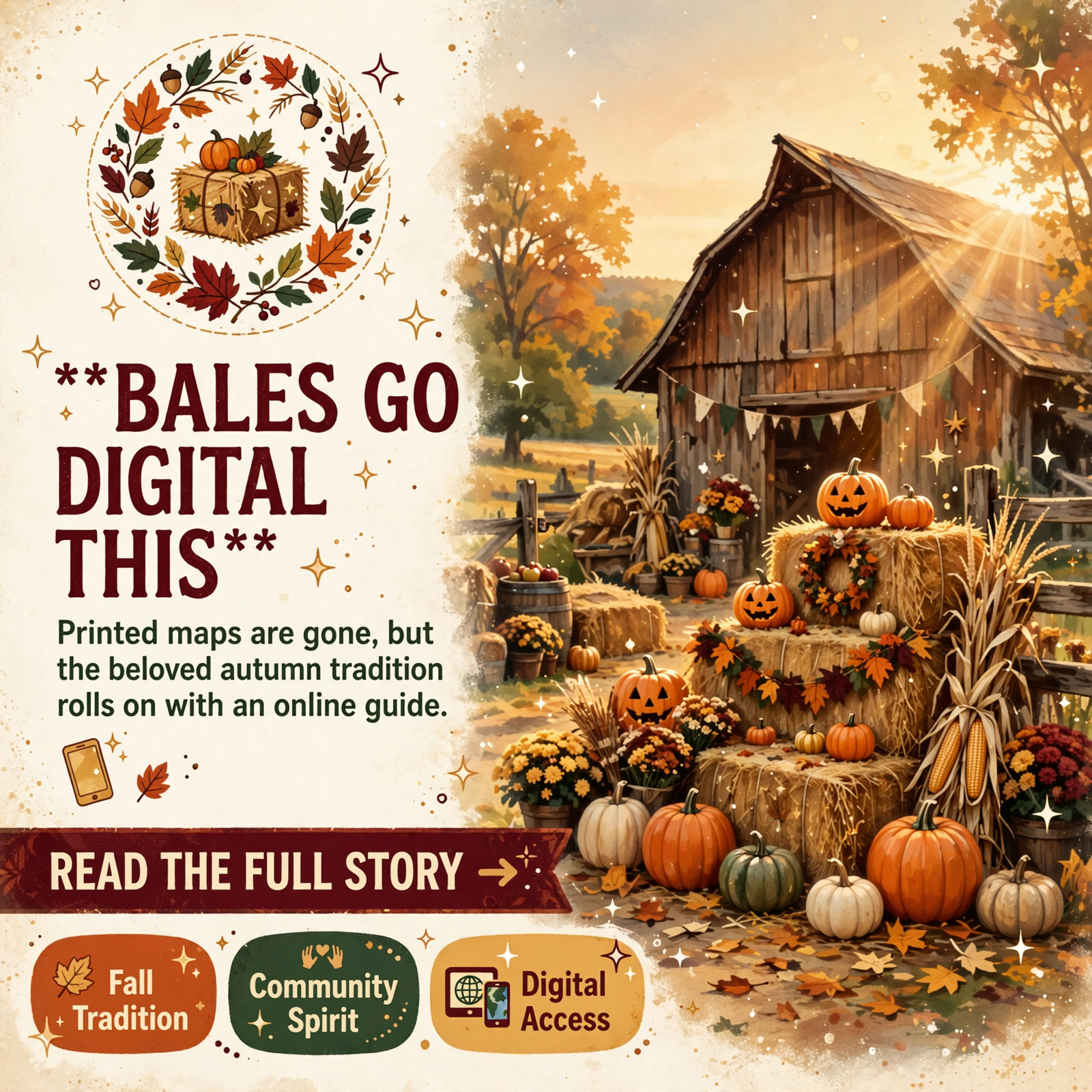 Featured image for "🎃 Bale Trail Maps Out of Stock - Digital List Available for Fall Display Locations"