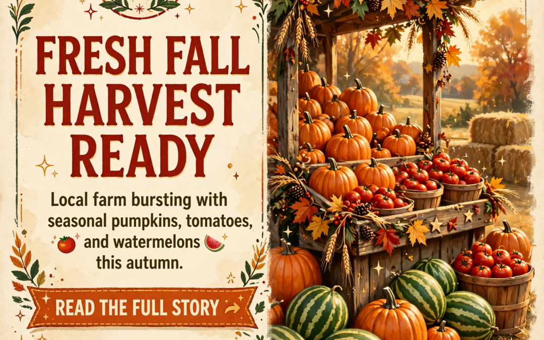 🎃 Fresh Fall Produce at Gary Swafford Farms in Pikeville – Pumpkins, Tomatoes & Watermelons