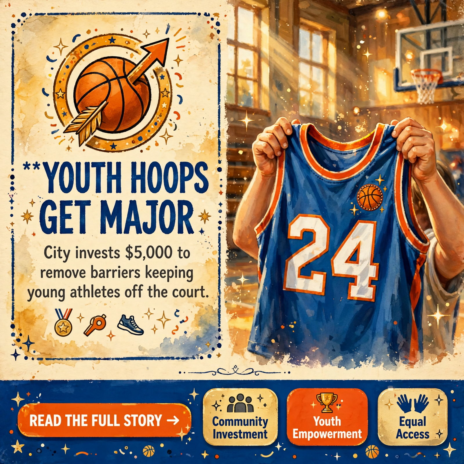 Featured image for "🏀 South Pittsburg Recreation and Jr. Pro Basketball League Receives $5,000 City Donation"