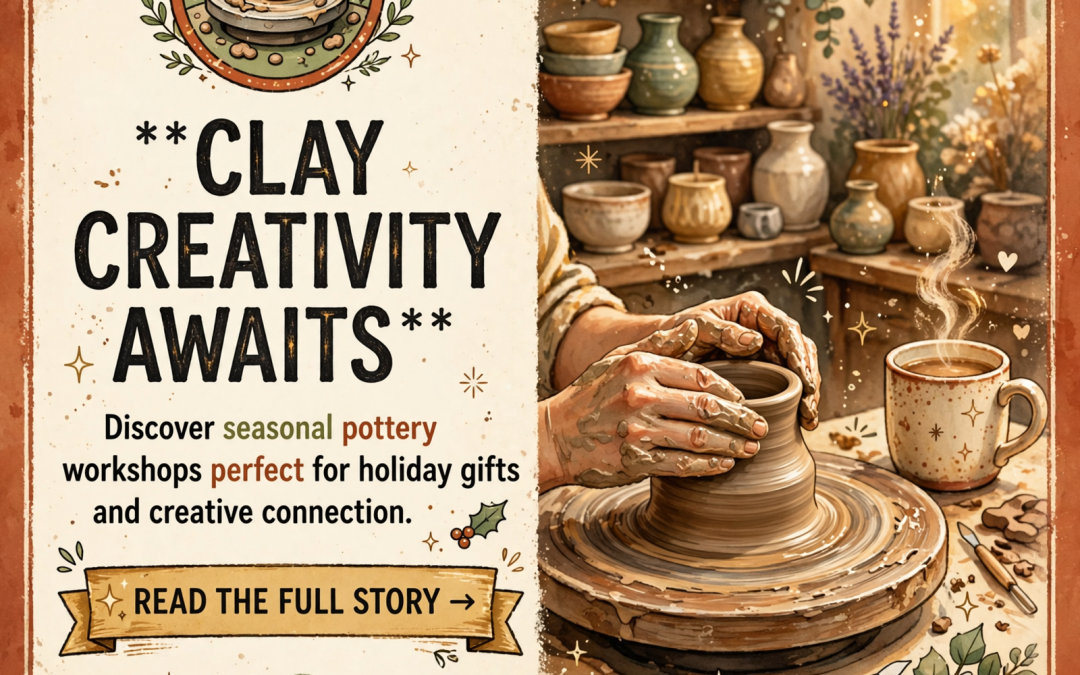 🎨 Pottery Art Cafe Unveils November Class Schedule in McMinnville – Themed Workshops and Holiday Gift Ideas