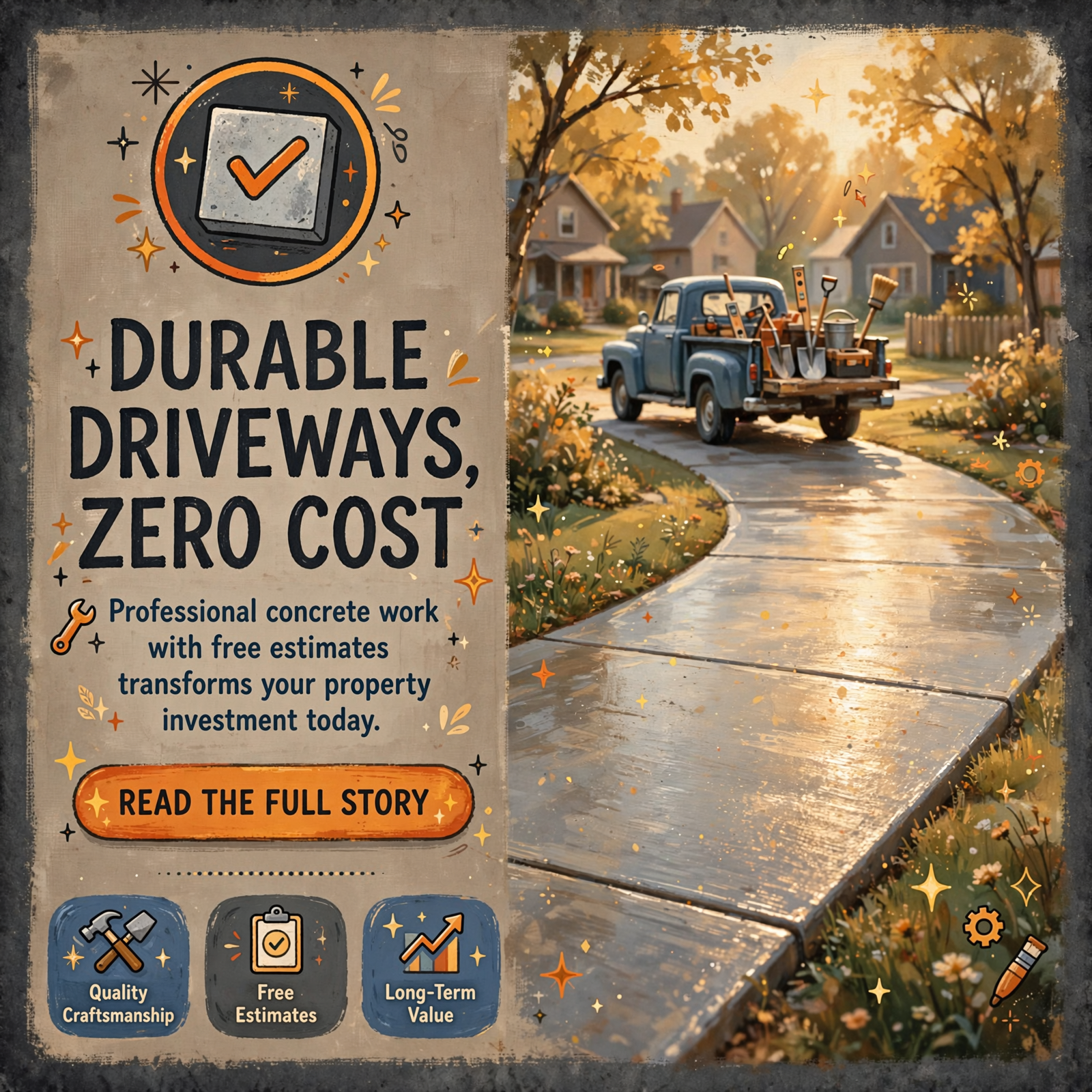 Featured image for "🏗️ Tri-State Concrete Completes Driveway Project, Offers Free Estimates"