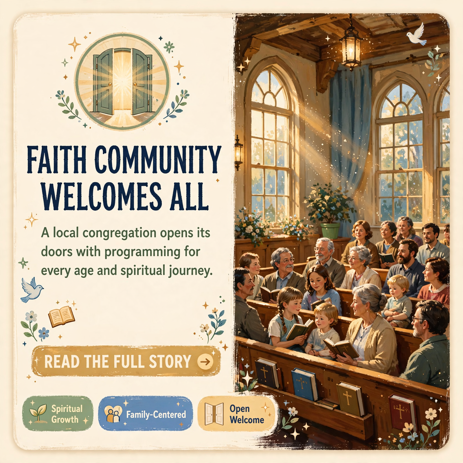 Featured image for "🙏 Abundant Grace Church Welcomes Community to Weekly Services in Sparta"
