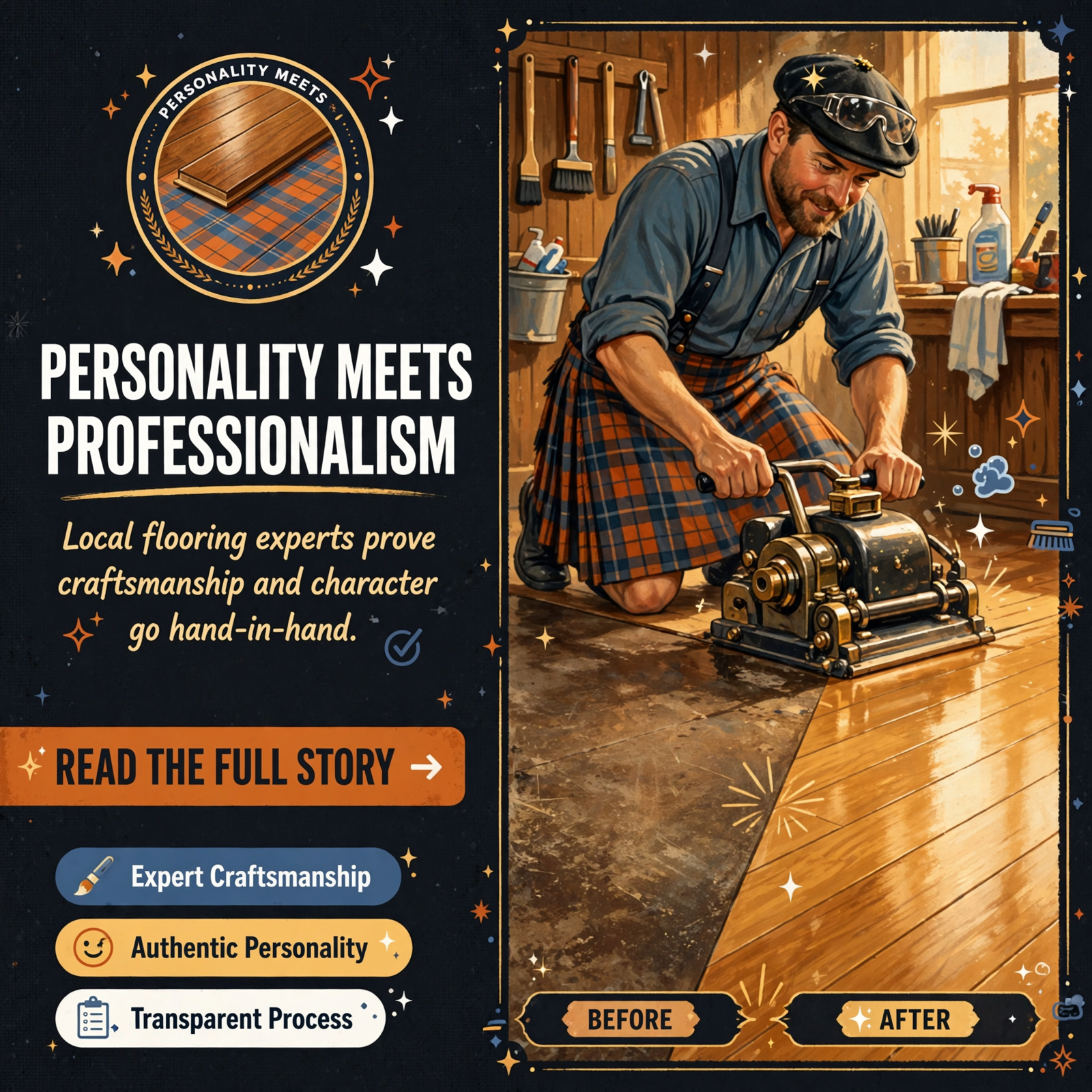 Featured image for "🛠️ ProShine Floors Brings Personality to Professional Floor Stripping in Chattanooga"