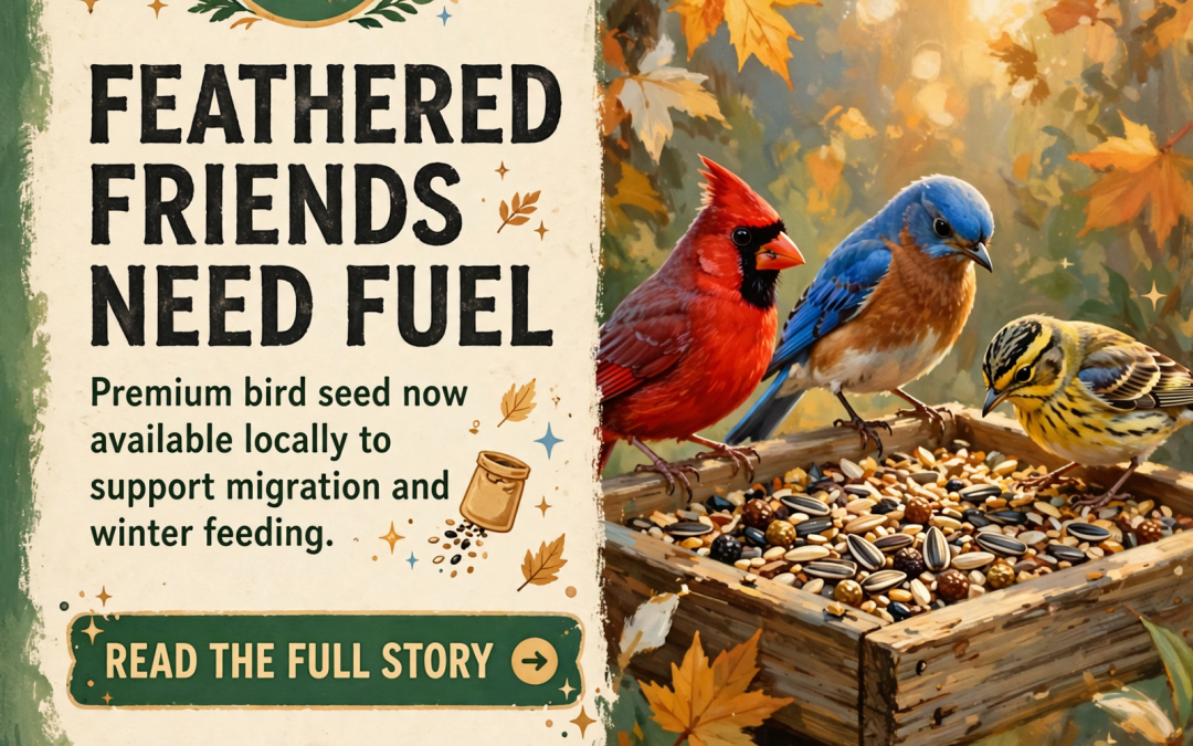 🐦 Stock Up on CHIRP Bird Seed at Elder’s Ace Hardware in Dunlap