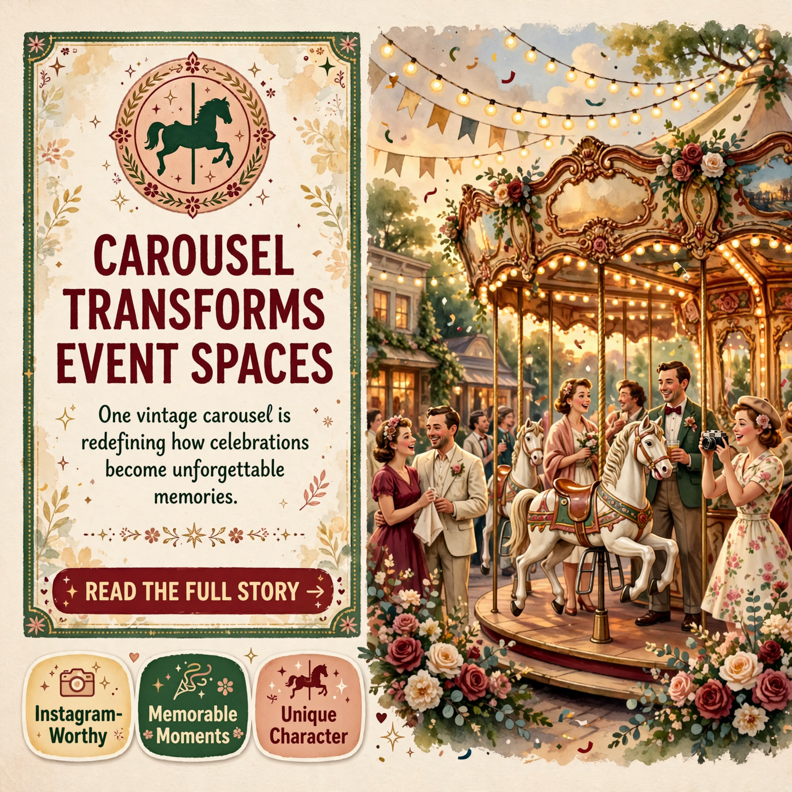 Featured image for "🎠 The Car Barn 's Carousel Becomes a Signature Backdrop for Chattanooga Events"