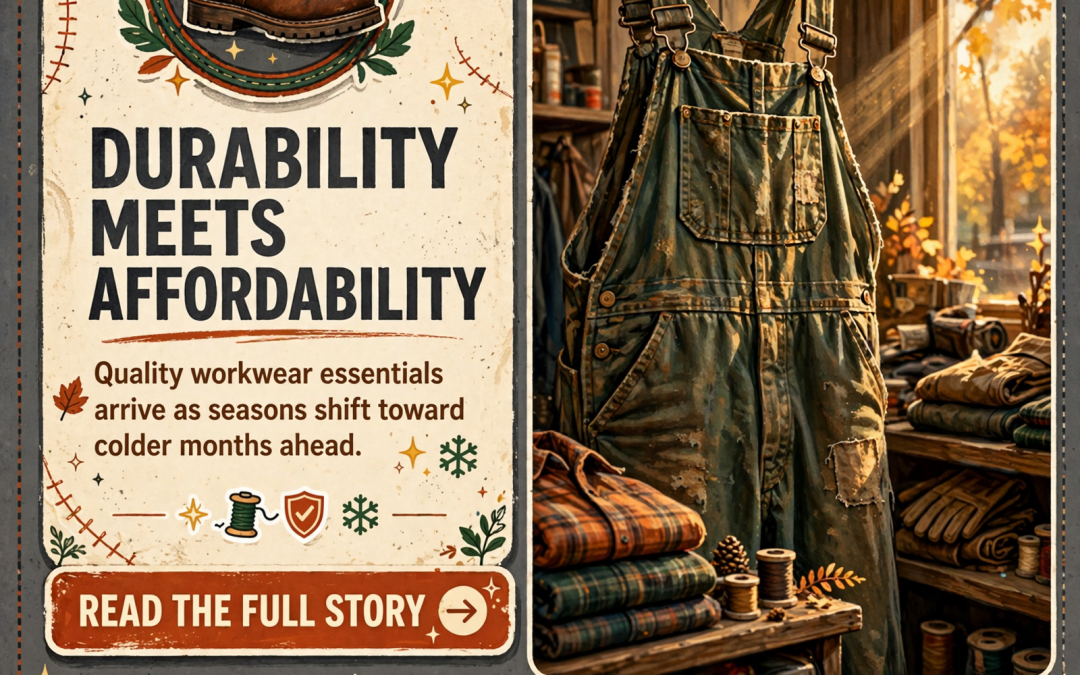 🧥 Carhartt Bib Overalls at Hammer’s Department Store – $79.98 for Fall and Winter