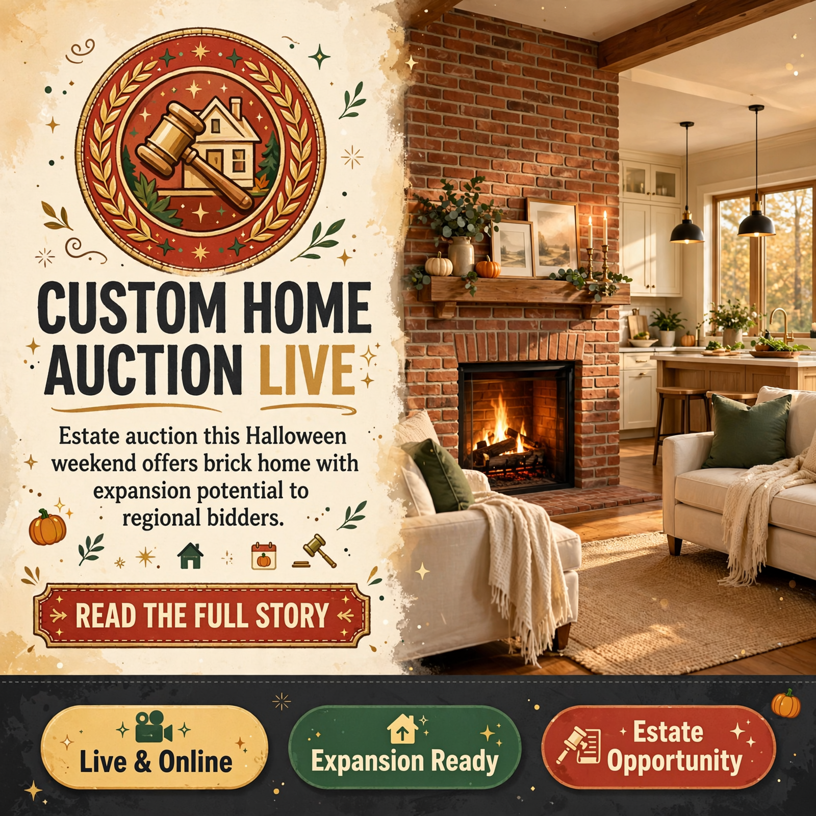 Featured image for "🏡 Estate Auction in McMinnville Offers Custom Home on Harrison Ferry Road"