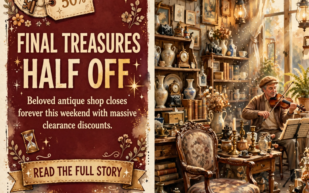 🏷️ Playing Hookey Antiques Offers 50% Off in Soddy Daisy Final Weekend