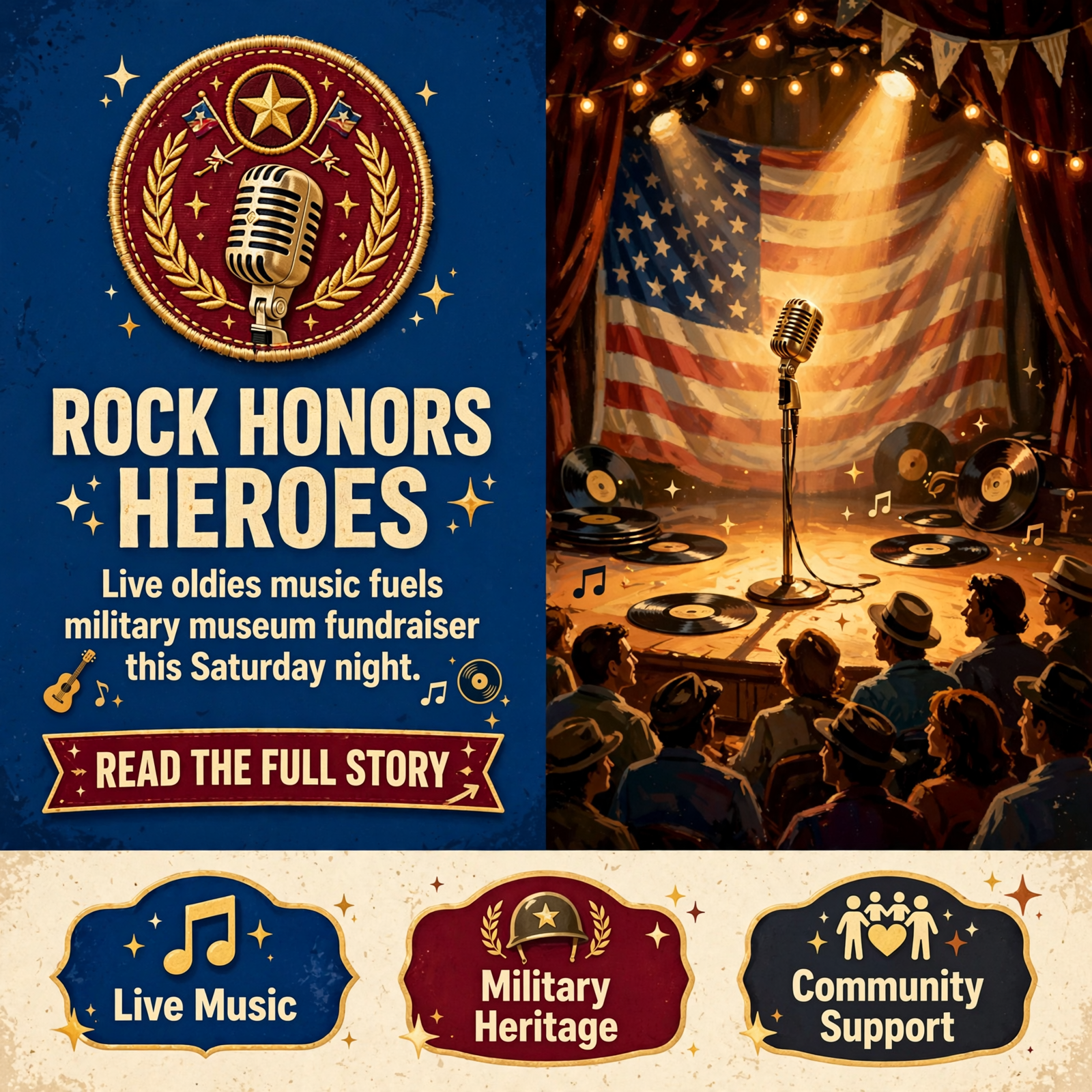 Featured image for "🎸 Jukebox Saturday Night Brings Rock & Roll to Crossville - Fundraiser for Military Museum"