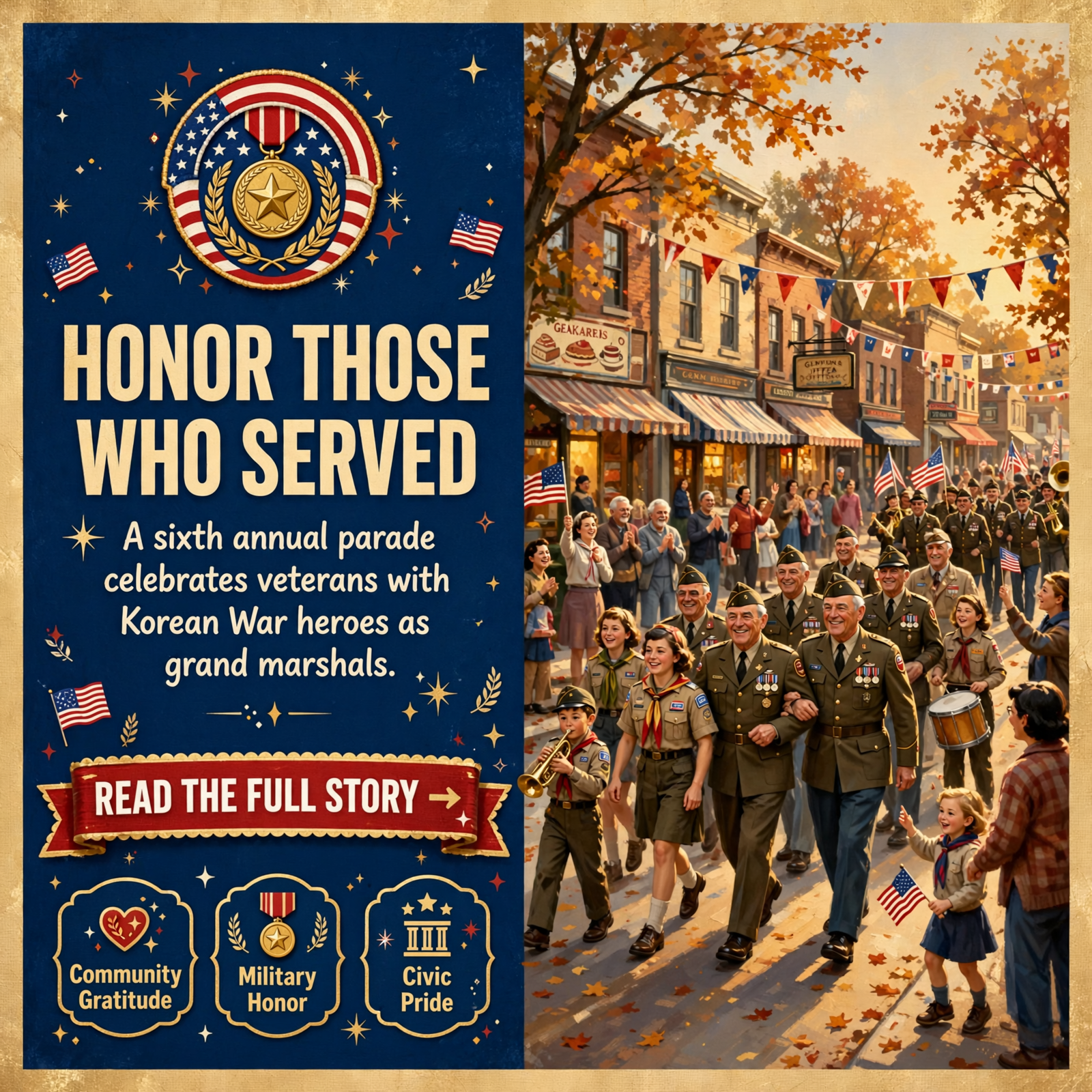 Featured image for "🎖️ 6th Annual Cumberland County Veterans Parade Set for November 7 in Crossville"