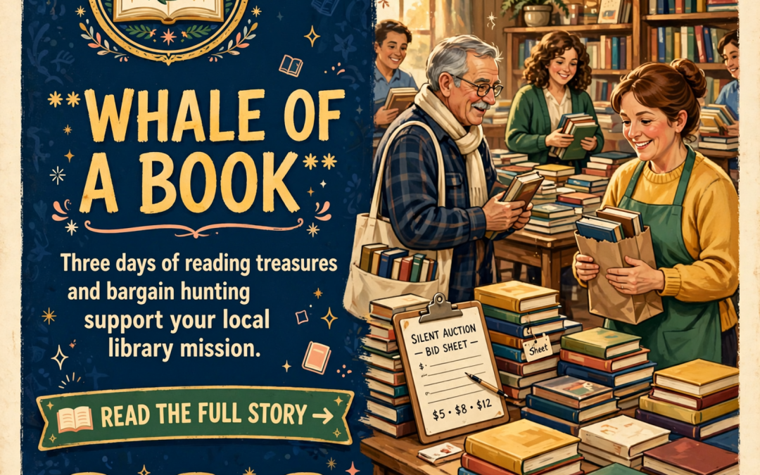 📚 Whale of a Book Sale & Silent Auction Comes to Dunlap This Weekend