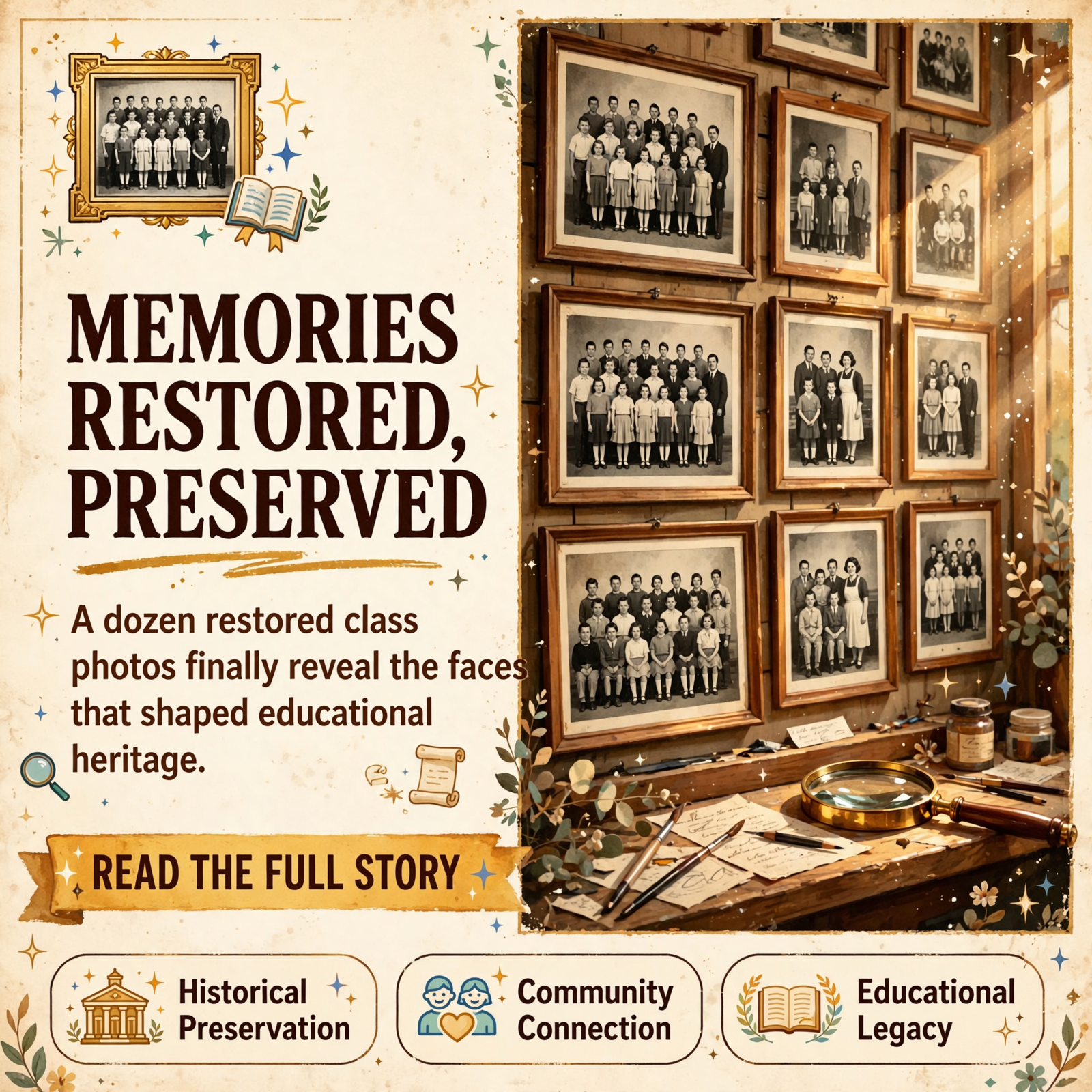 Featured image for "📸 Historical Photo Restoration Project Nears Completion"