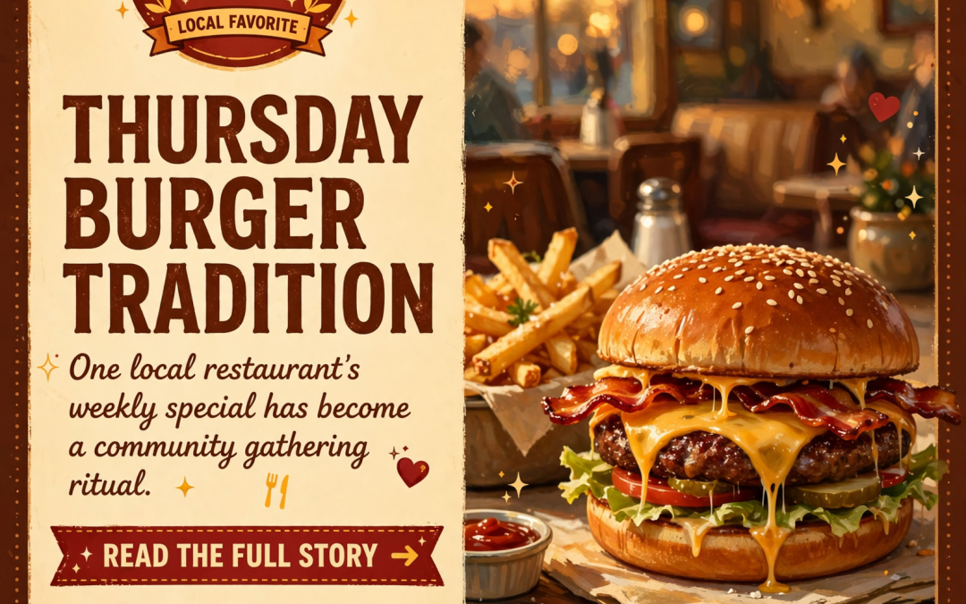 🍔 Cagle Mountain Restaurant Thursday Special: Mountain Bacon Cheeseburger in Dunlap