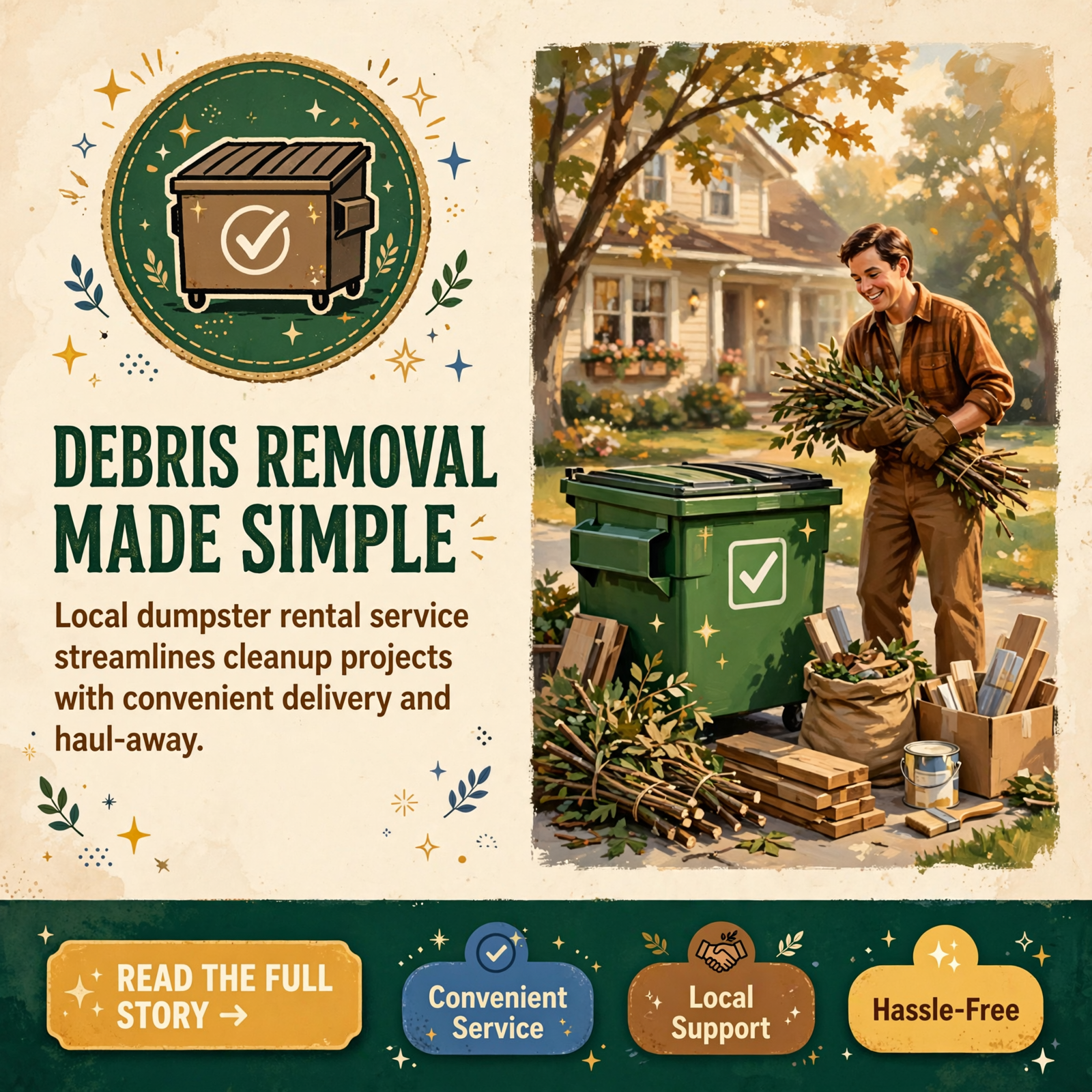 Featured image for "🚛 Dumpster Rental & Yard Cleanup Services Available in Sequatchie Valley"