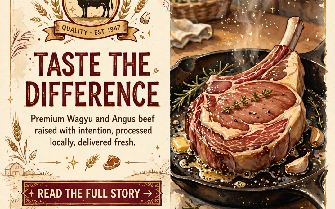 🥩 Premium Wagyu and Angus Beef from Old Bean Farms – Taste the Difference