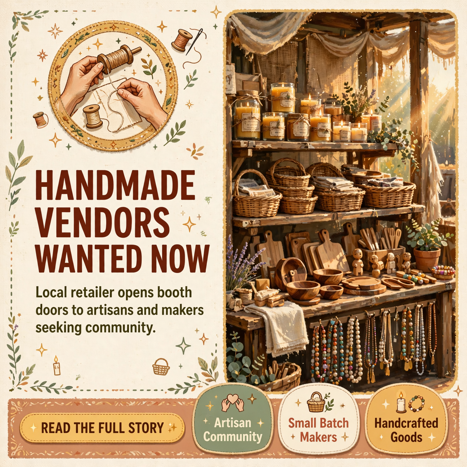 🛍️ Dana’s Itsy Bitsy Seeks Handmade Vendors for Retail Booth Space in Jasper — Featured Image Featured image for "🛍️ Dana's Itsy Bitsy Seeks Handmade Vendors for Retail Booth Space in Jasper"