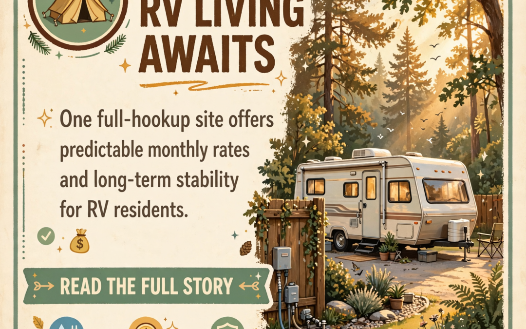 🏕️ RV Space Available at Sleepy Bear RV Park in Crossville
