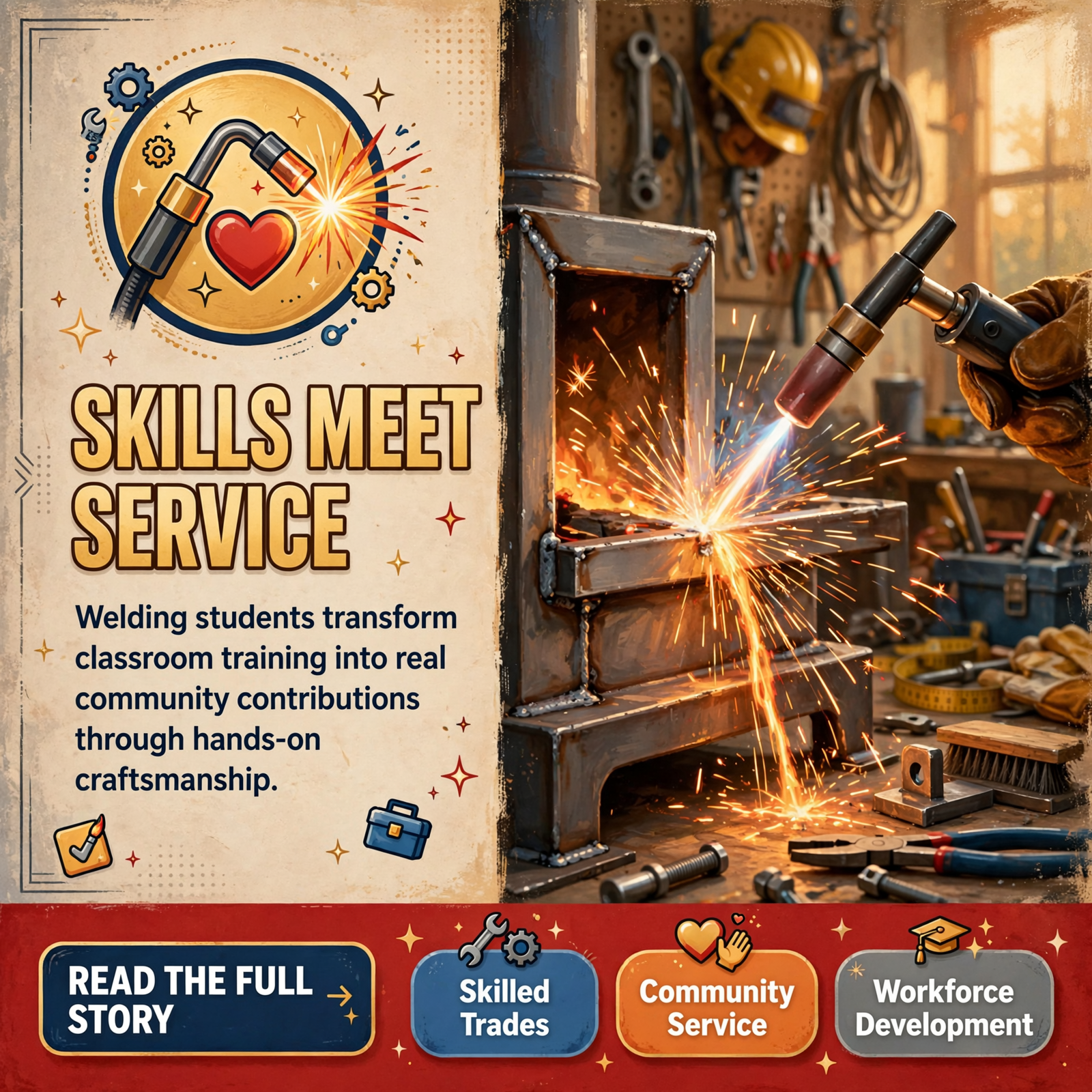 π₯ TCAT Upper Cumberland Welding Students Build Firebox for Local Fire Department β Featured Image Featured image for "π₯ TCAT Upper Cumberland Welding Students Build Firebox for Local Fire Department"