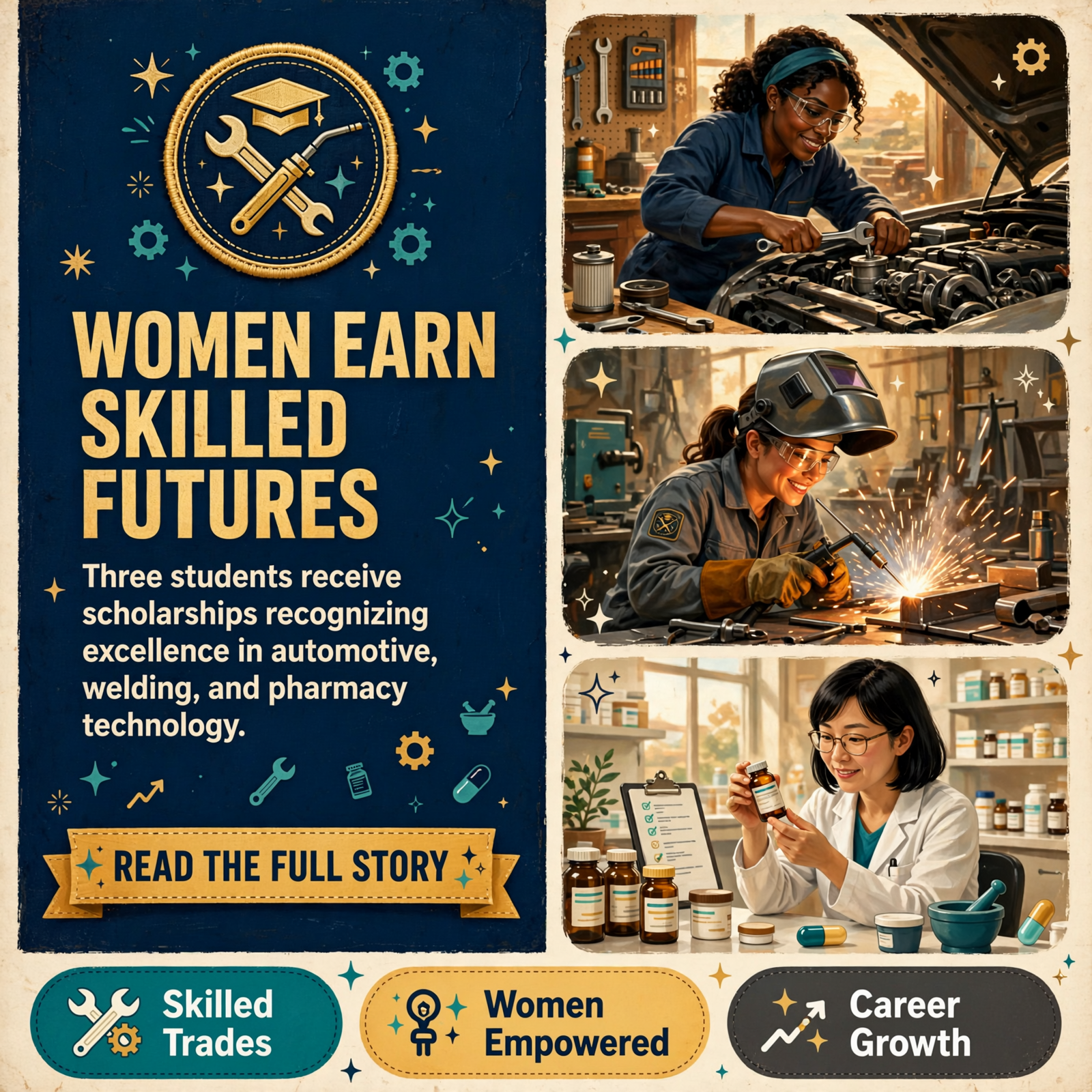 π Three TCAT Upper Cumberland Students Earn Scholarships at Women’s Conference in Cookeville β Featured Image Featured image for "π Three TCAT Upper Cumberland Students Earn Scholarships at Women's Conference in Cookeville"