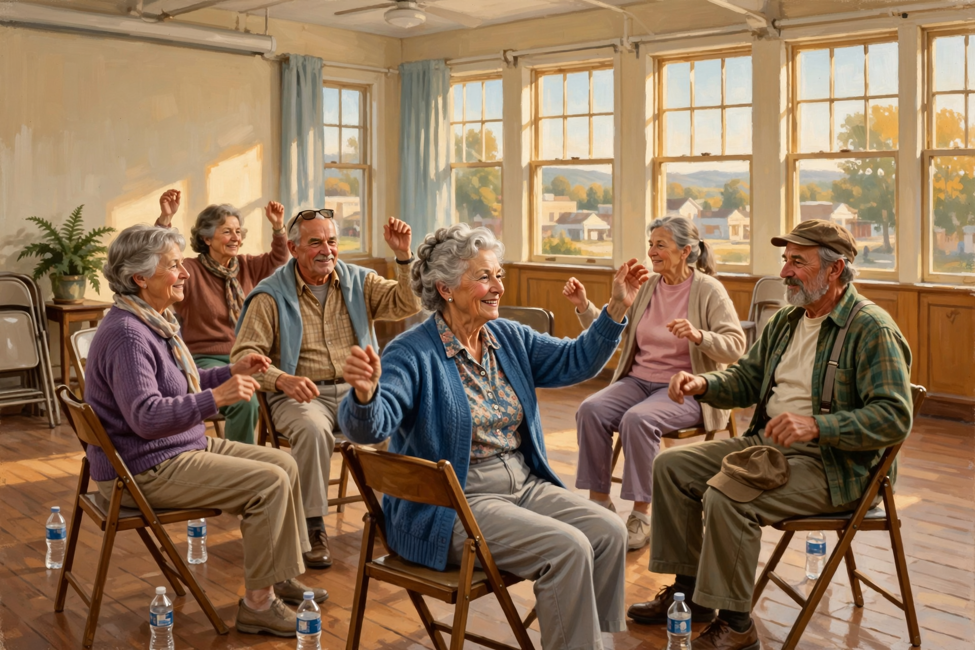 Illustration for 🪑 Chair Dancing at 1, and Puppets at 10 for the Grandkids