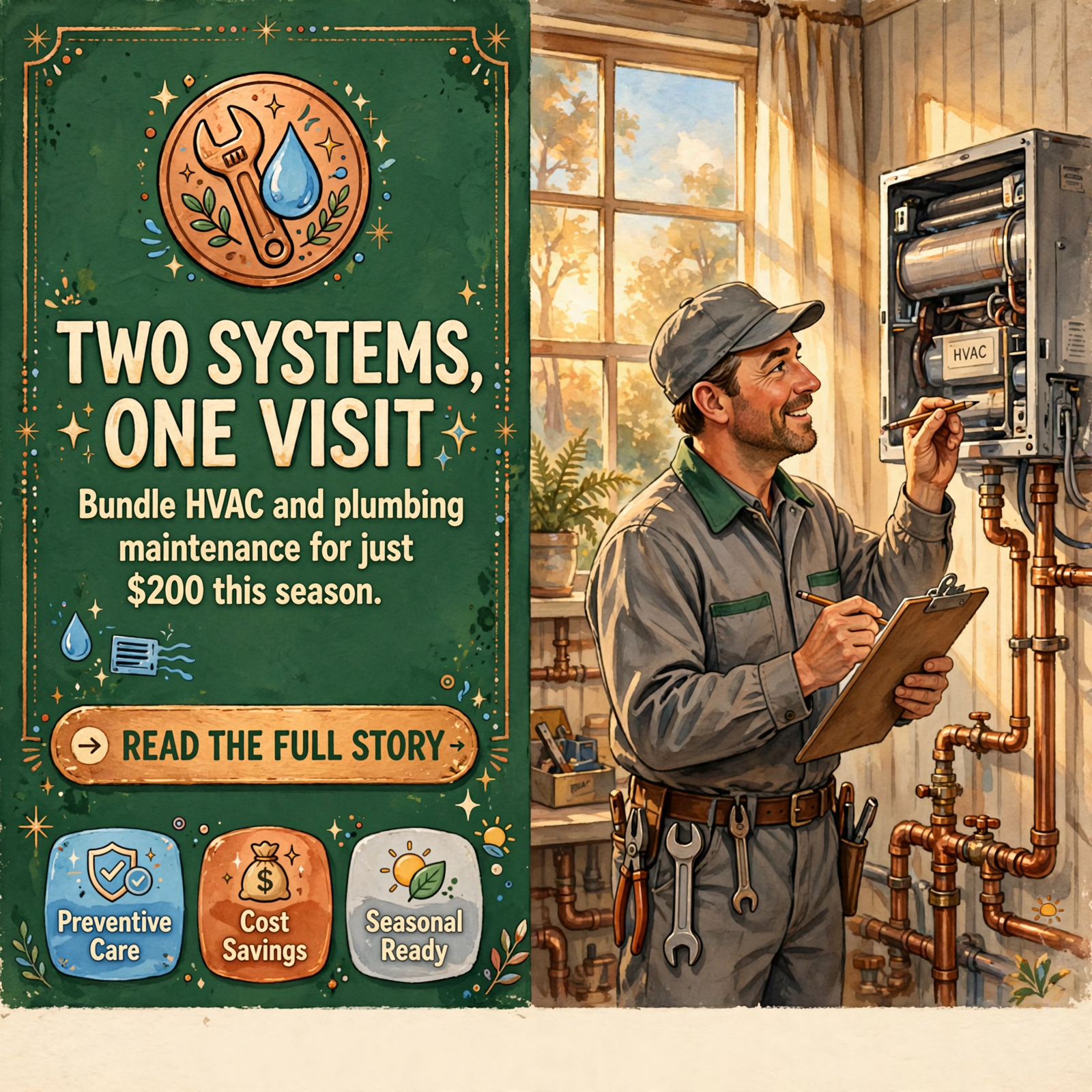 🛠️ Eco Home Solutions Offers $200 Duo Maintenance Plan for HVAC and Plumbing — Featured Image Featured image for "🛠️ Eco Home Solutions Offers $200 Duo Maintenance Plan for HVAC and Plumbing"