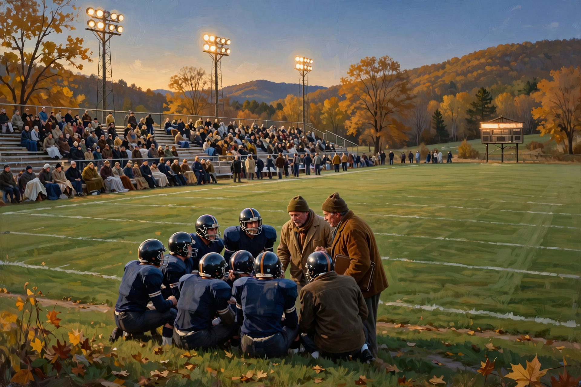 Illustration for 🏈 Game Day: Indians at Walker Valley, 6 p.m. by Our Clocks