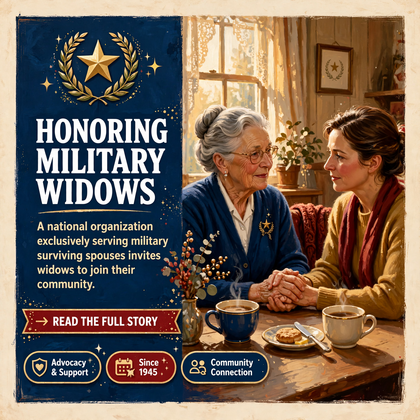 Featured image for "Gold Star Wives of America Reaches Out to Military Widows 💙"