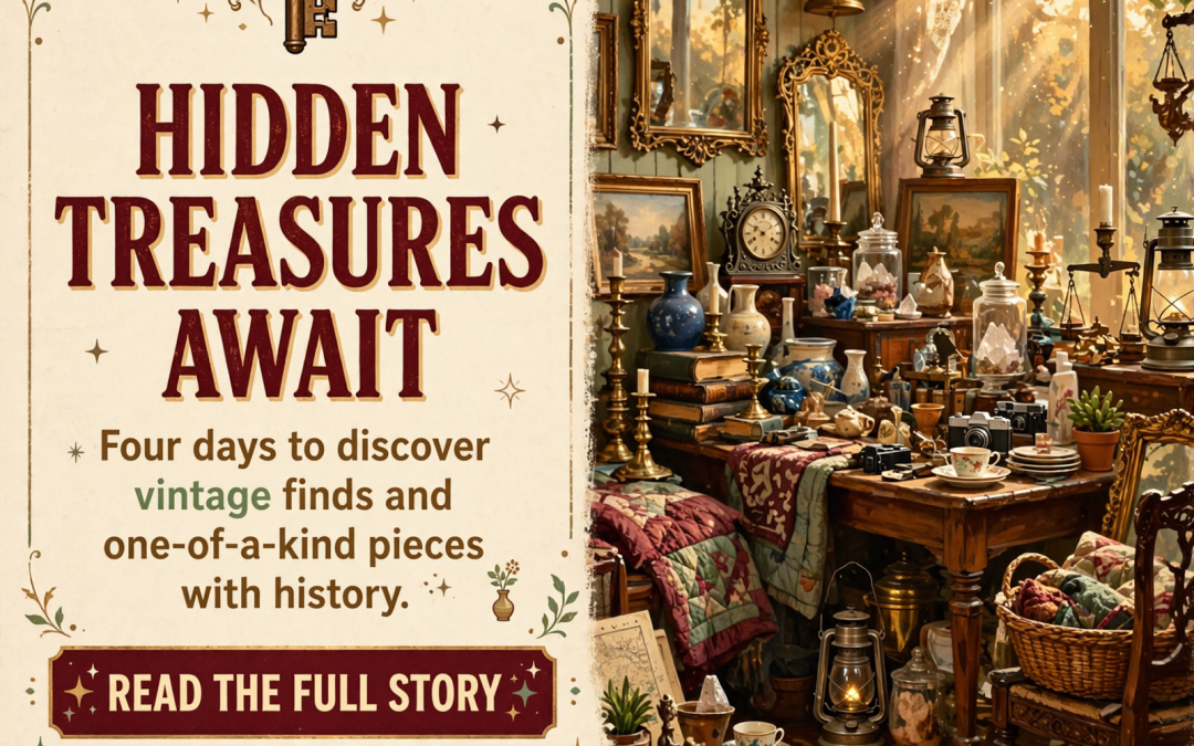 Four-Day Estate Sale Comes to Cookeville, TN – October 29-November 1 🏛️