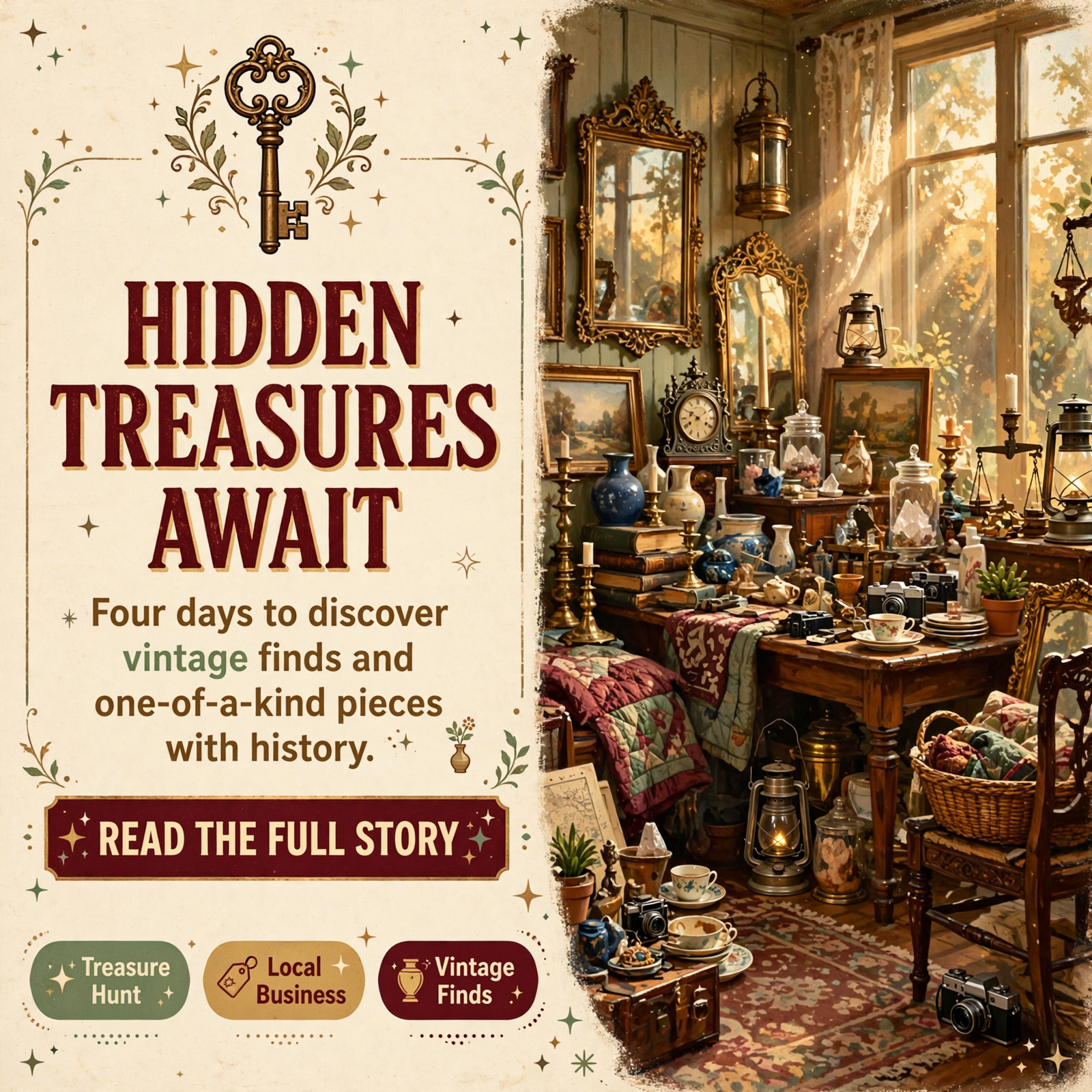 Four-Day Estate Sale Comes to Cookeville, TN – October 29-November 1 🏛️ — Featured Image Featured image for "Four-Day Estate Sale Comes to Cookeville, TN - October 29-November 1 🏛️"