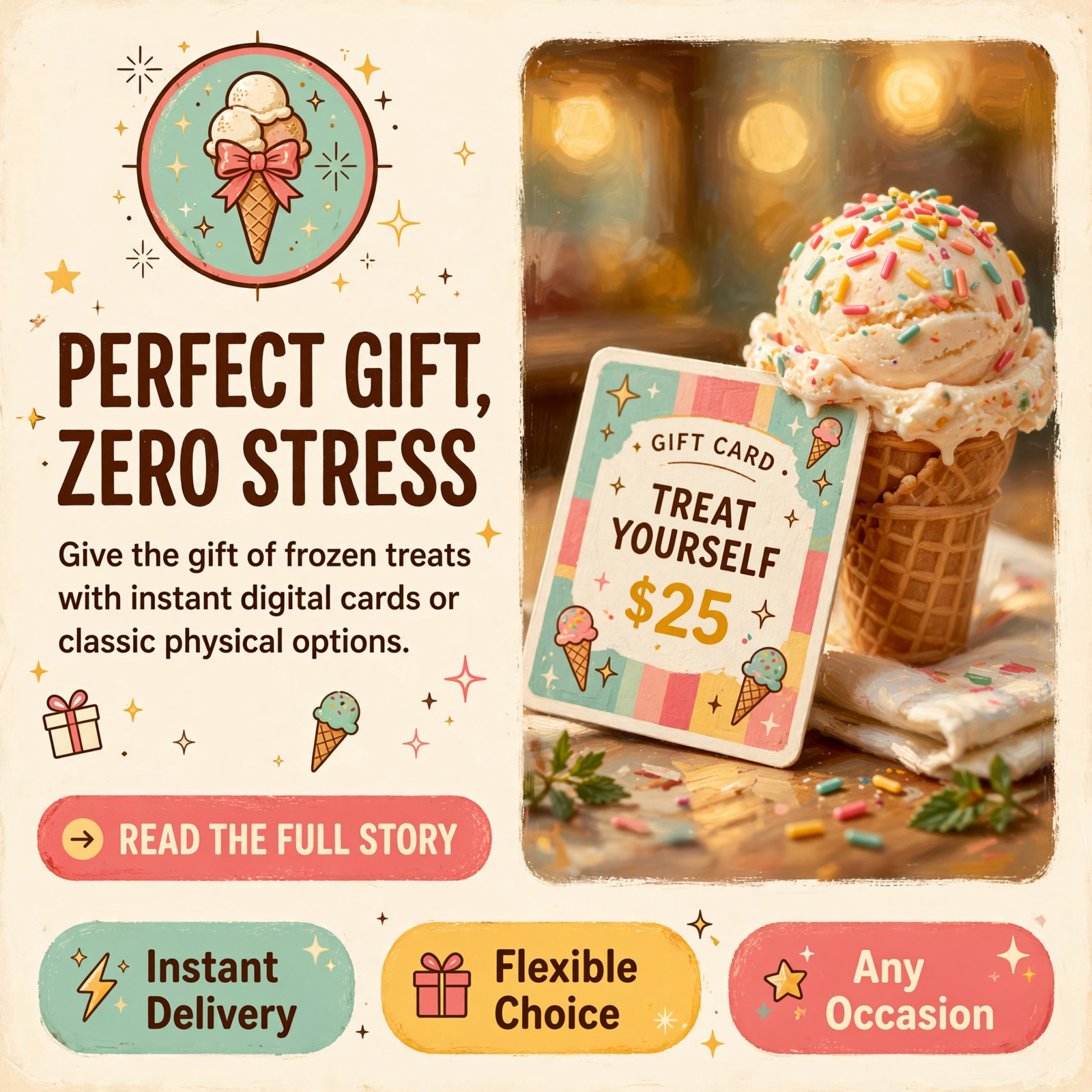 π Sweet Treats Gift Cards: Two Easy Ways to Give the Perfect Present π¦ β Featured Image Featured image for "π Sweet Treats Gift Cards: Two Easy Ways to Give the Perfect Present π¦"