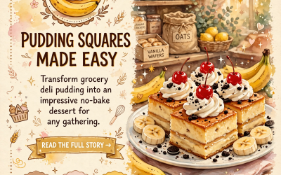 🍌 Banana Pudding Squares Recipe: A No-Bake Dessert from Your Local Grocery Deli