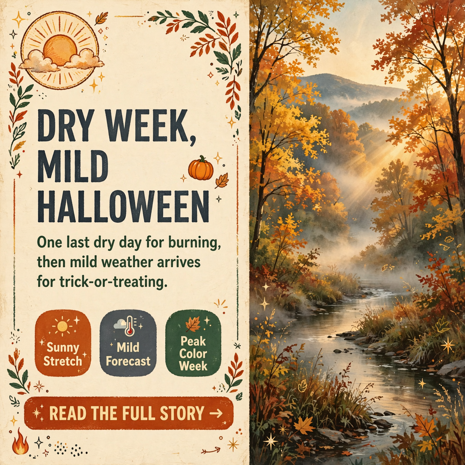 π Bear Archery Ends Today, Dry Weather Runs Into Next Thursday, and Halloween Odds Lean Mild With a Little Rain: Yourβ¦ Featured image for "π Bear Archery Ends Today, Dry Weather Runs Into Next Thursday, and Halloween Odds Lean Mild With a Little Rain: Your Dunlap Weather &β¦