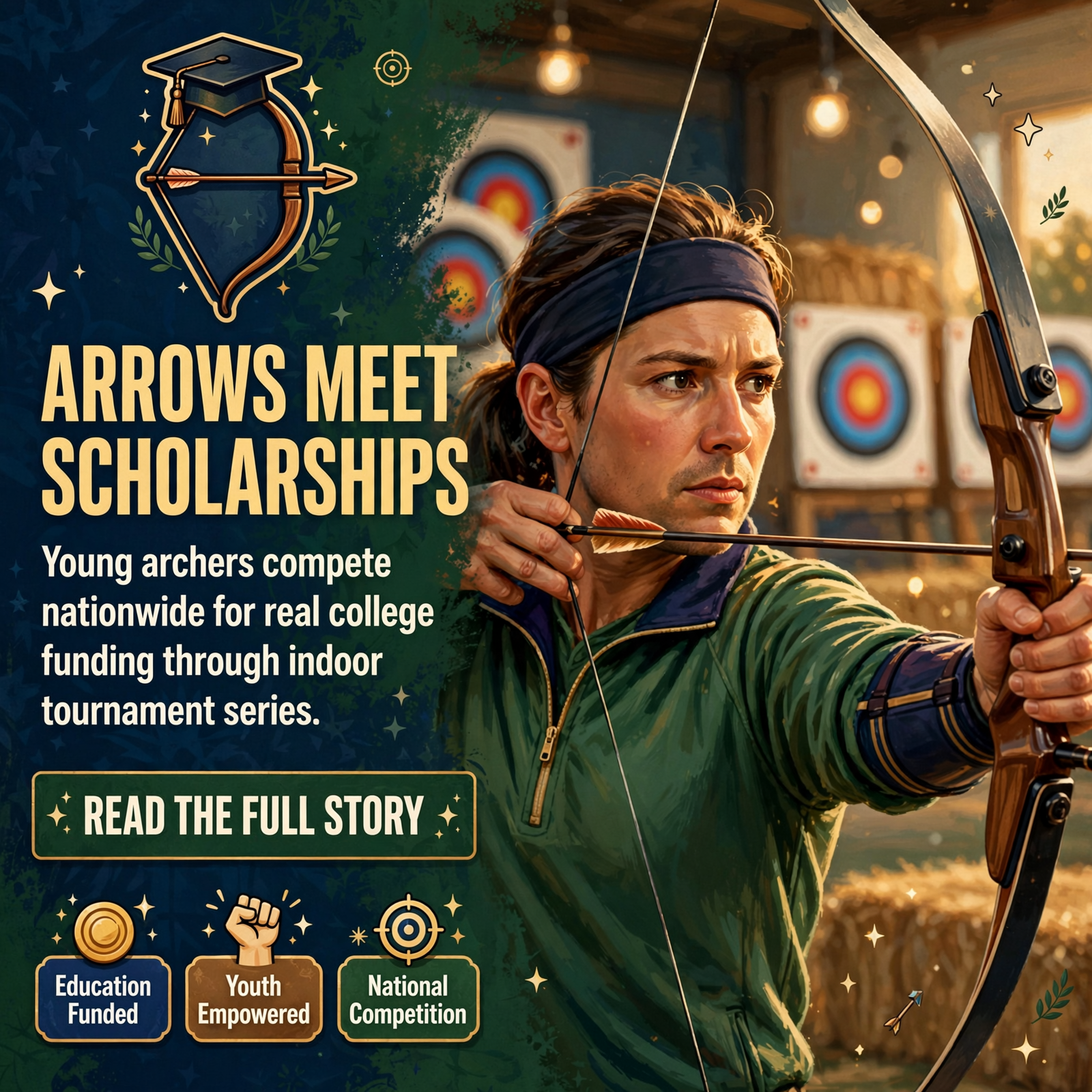 Featured image for "🏹 National Archery Scholarship Tour Comes to Tennessee Valley in 2027"