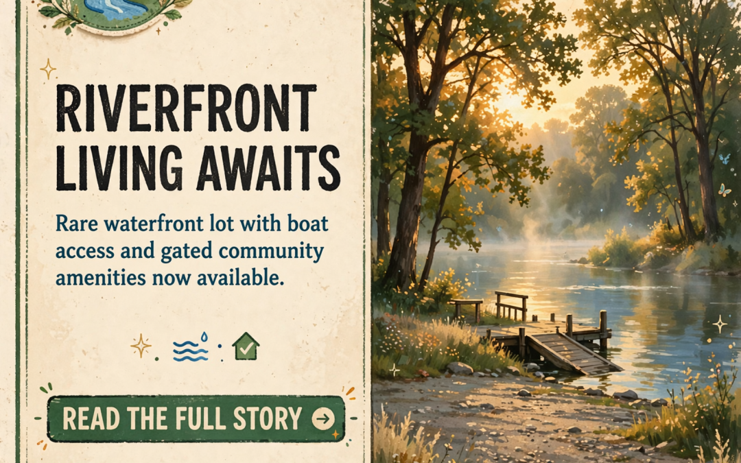 🏞️ Riverfront Lot on the Hiwassee Now Listed in Calhoun