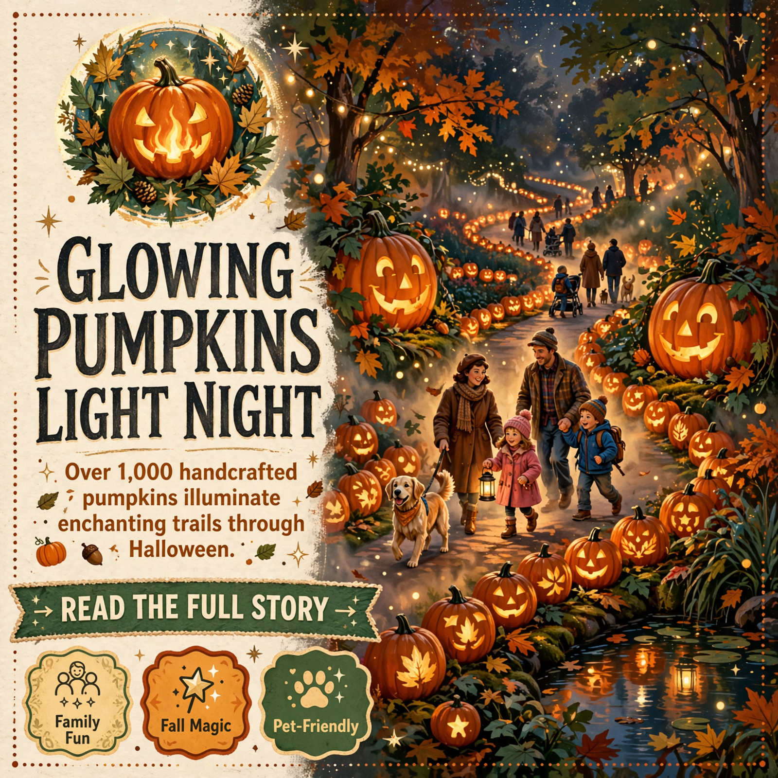 Featured image for "🎃 Enchanted Pumpkin Patch at Rock City Gardens Running Through Halloween on Lookout Mountain"