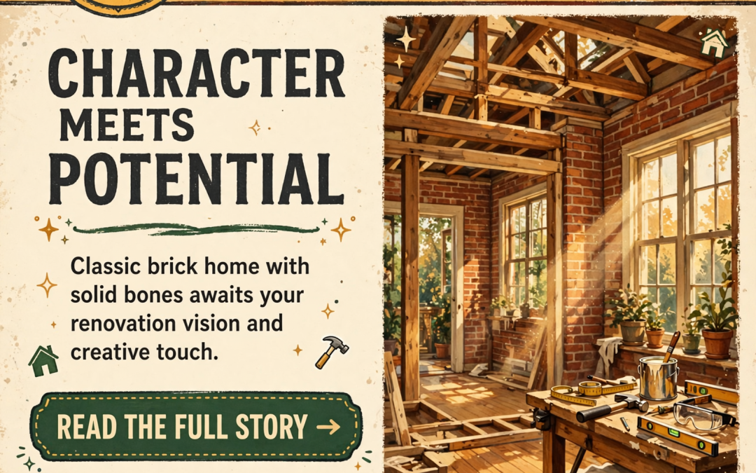 🏡 Estate Auction Brings Remodel-Ready Brick Home to McMinnville Market