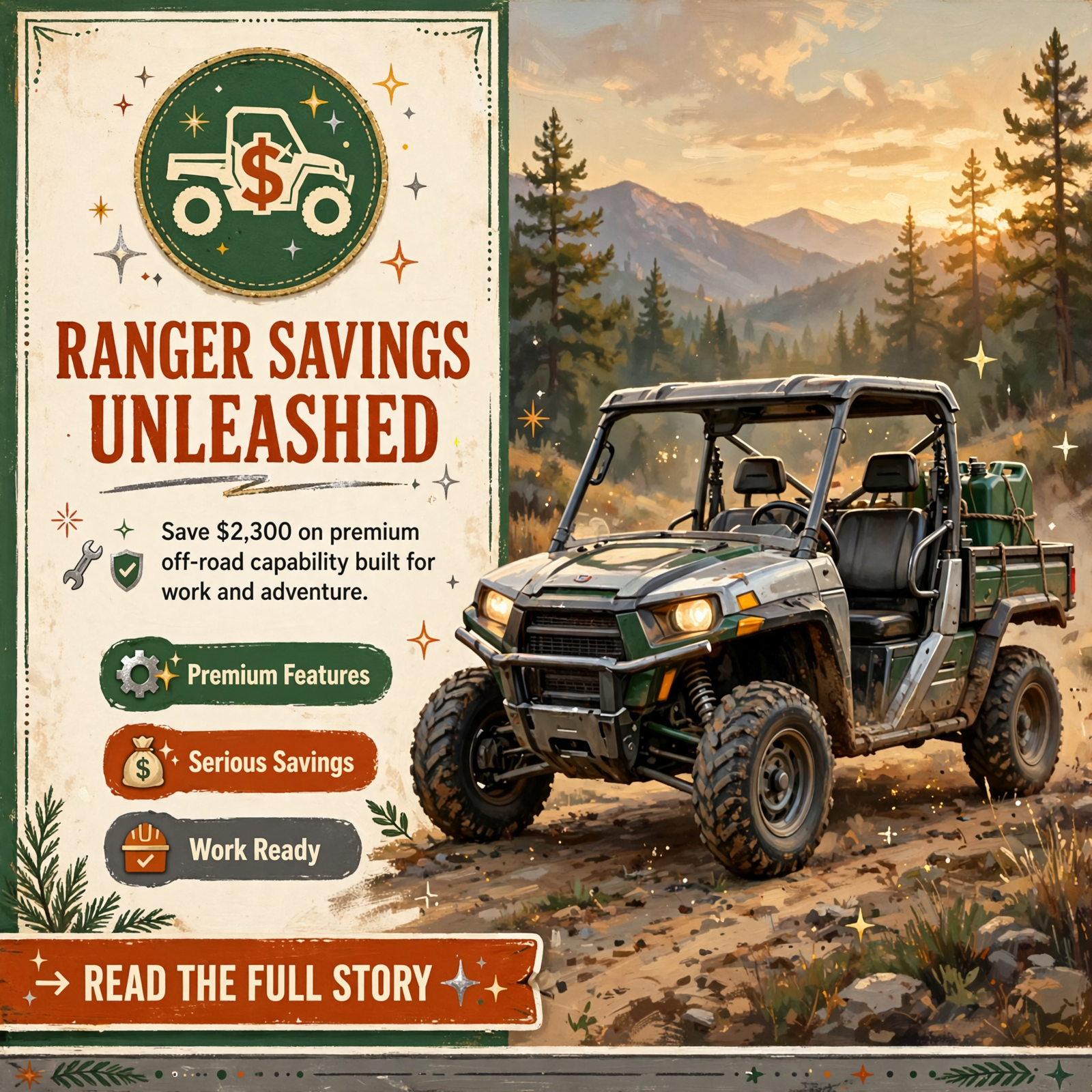 Featured image for "🚜 Pro X Powersports Offers $2,300 Discount on 2026 Polaris Ranger 570 SP Premium in Ooltewah"