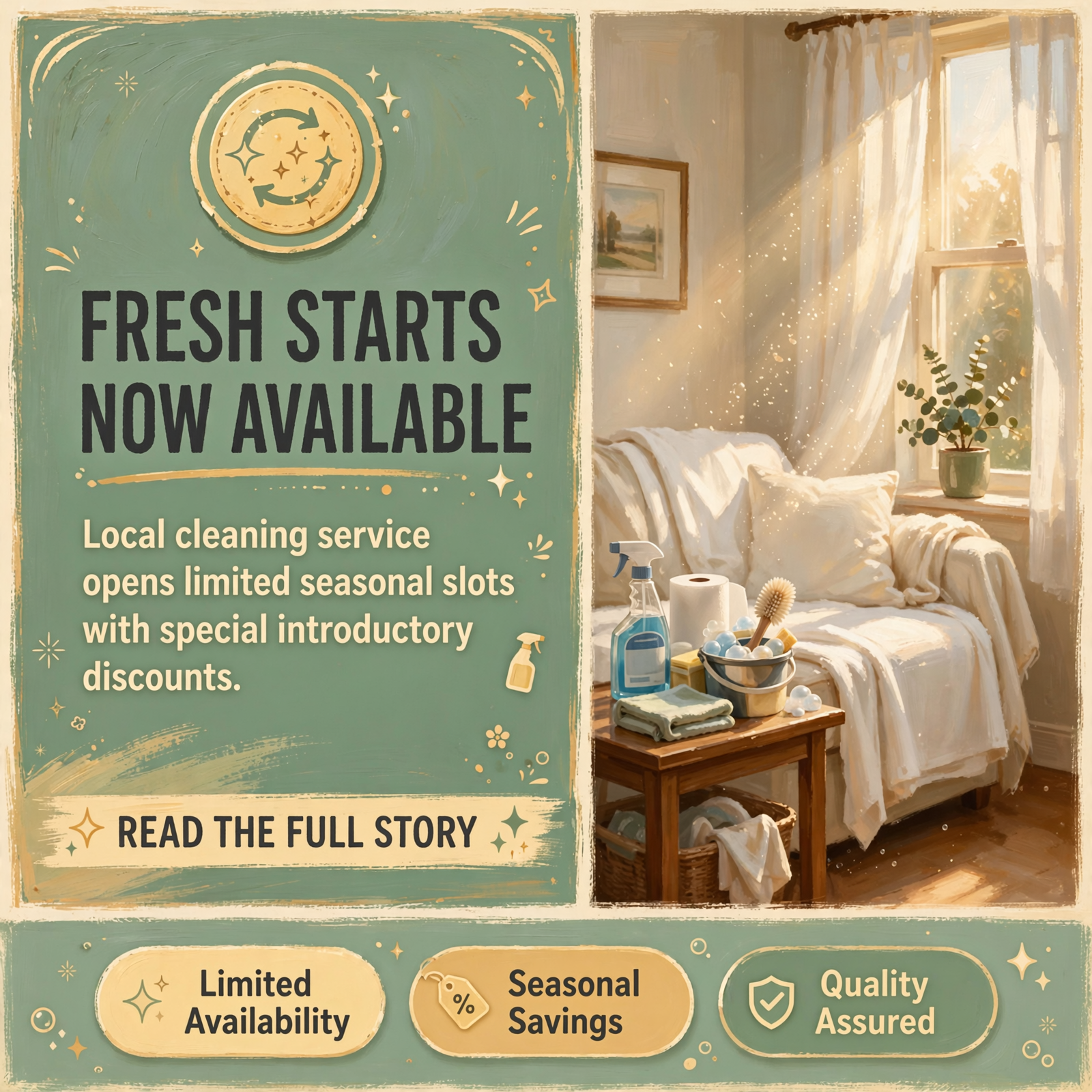 🧹 Made New Cleaning Company Opens Limited Spots for Weekly and Biweekly Service — Featured Image Featured image for "🧹 Made New Cleaning Company Opens Limited Spots for Weekly and Biweekly Service"