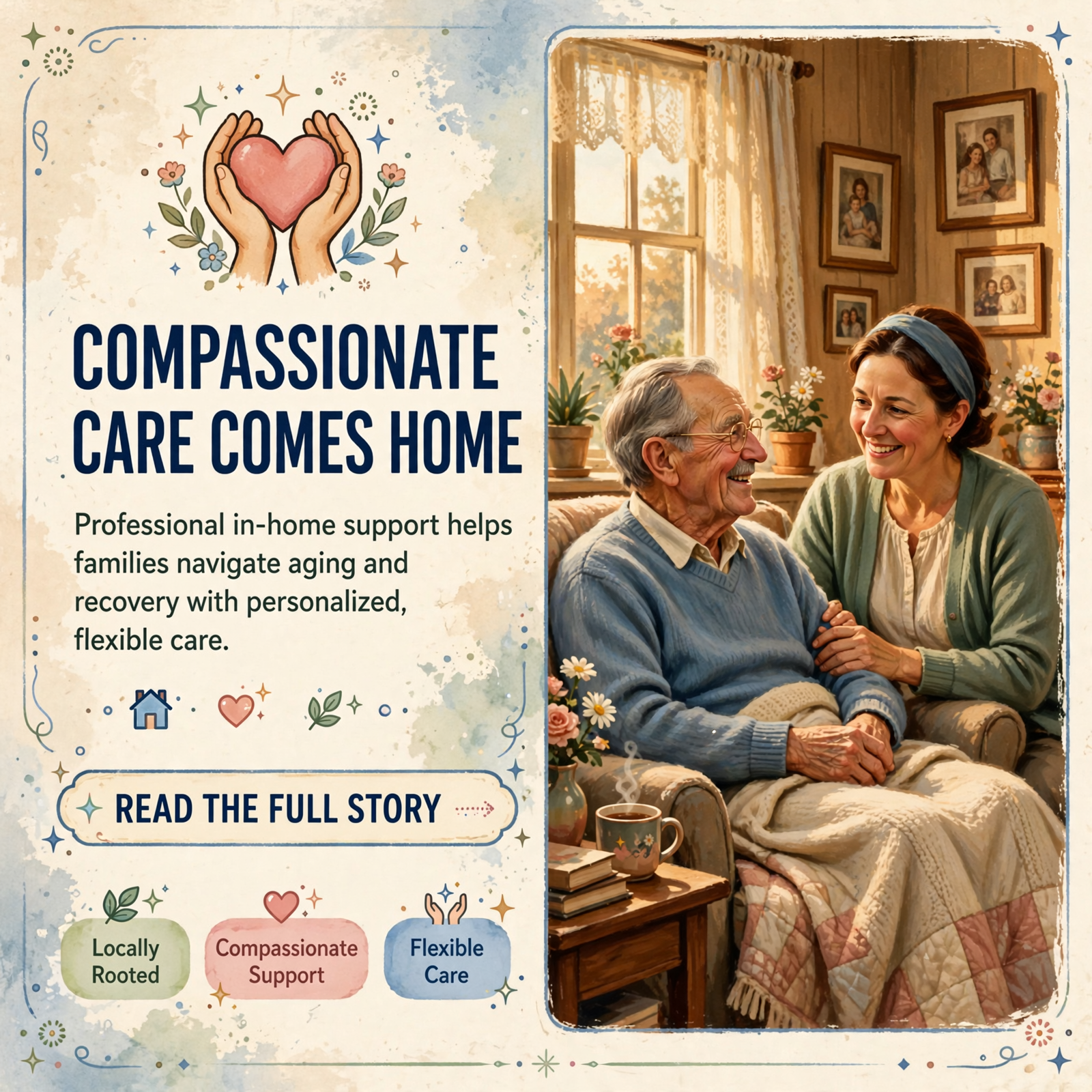 Featured image for "💕 Hearts and Hands Home Care LLC Offers Compassionate In-Home Support for Bradley County Families"