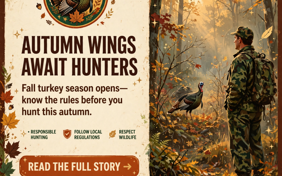 🦃 Fall Turkey Hunting Season in Tennessee – What Hunters Need to Know