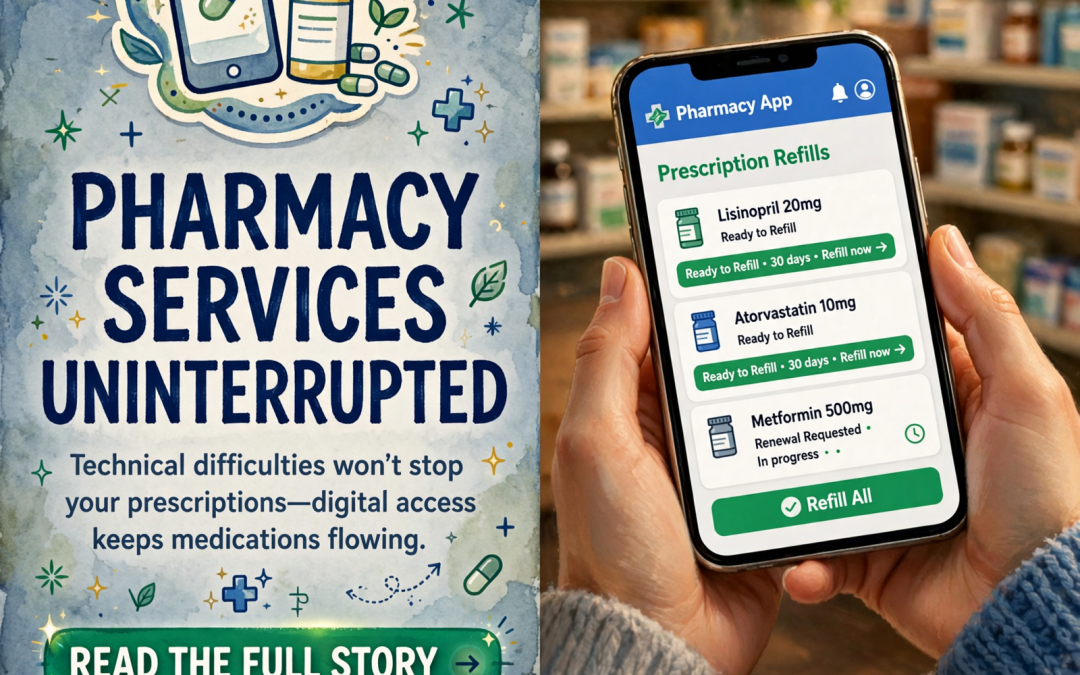📱 Pharmacy Services Available Through Mobile App During Phone Line Outage