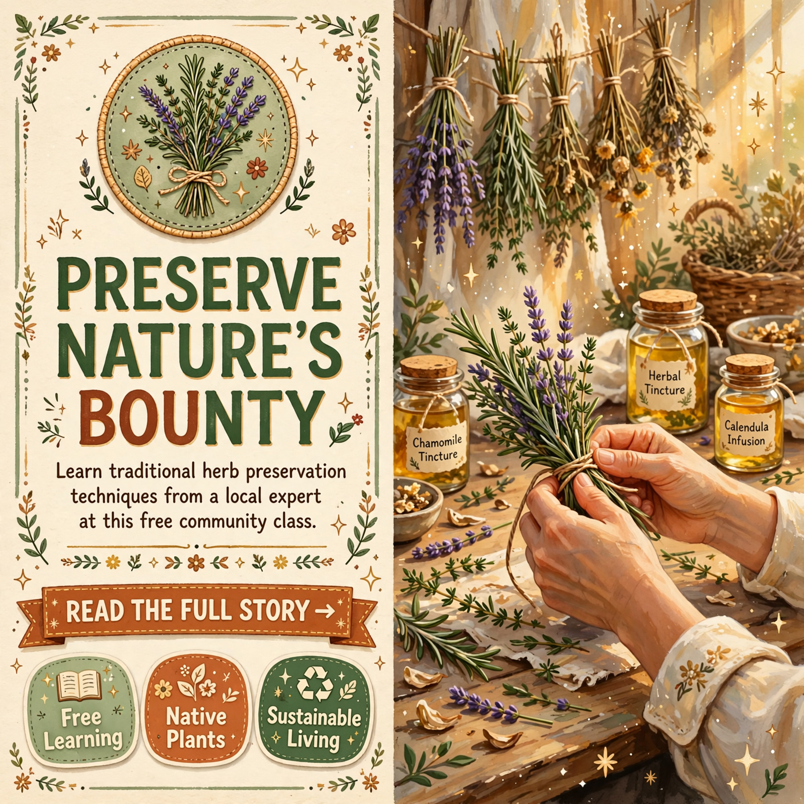 Featured image for "🌿 Free Class on Preserving Native Plants and Herbs Comes to Dayton"
