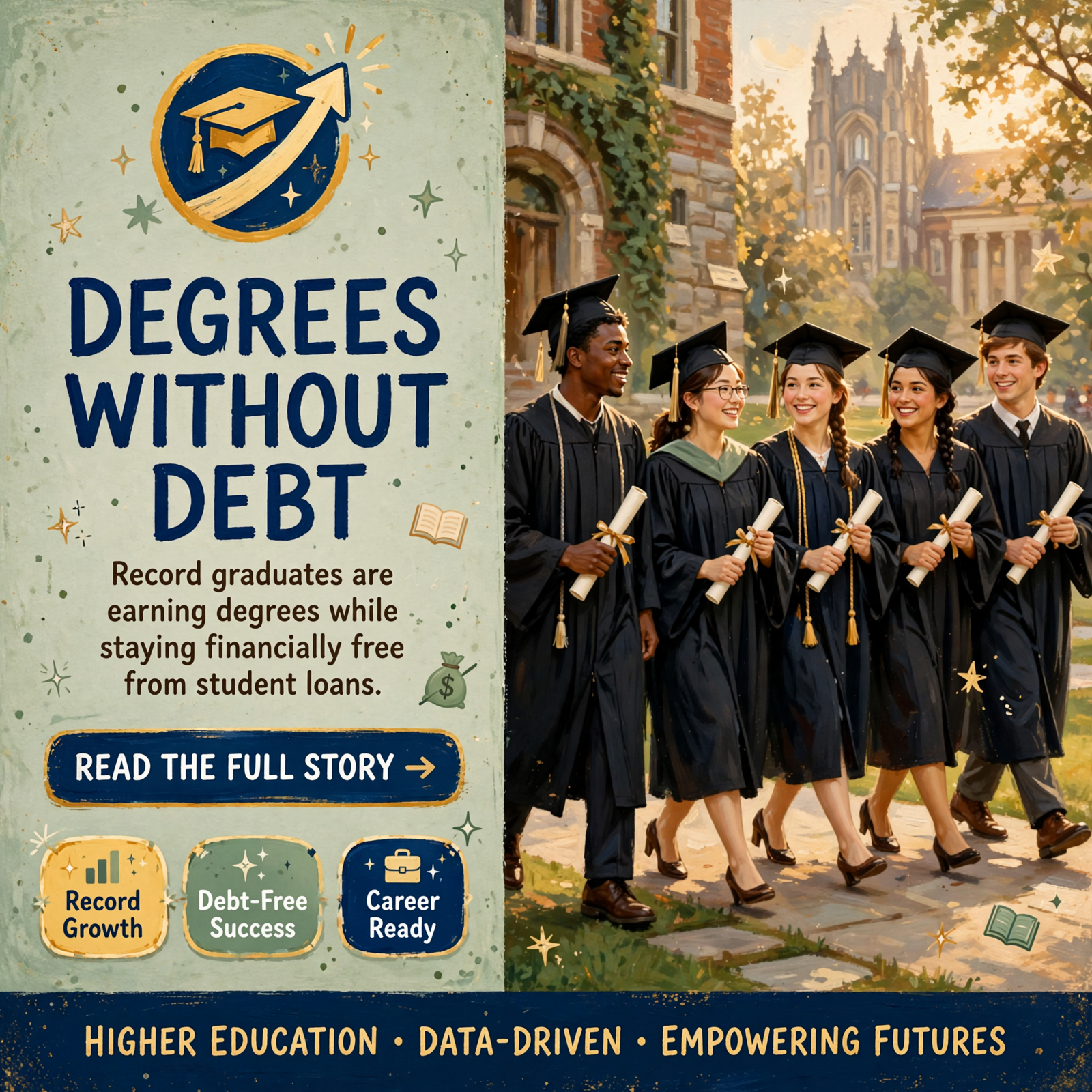 Featured image for "🎓 University of Tennessee System Reports Record Degrees Awarded, More Students Graduating Debt-Free"