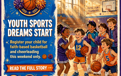 🏀 Upward Basketball & Cheerleading Signups Come to Sale Creek This Saturday