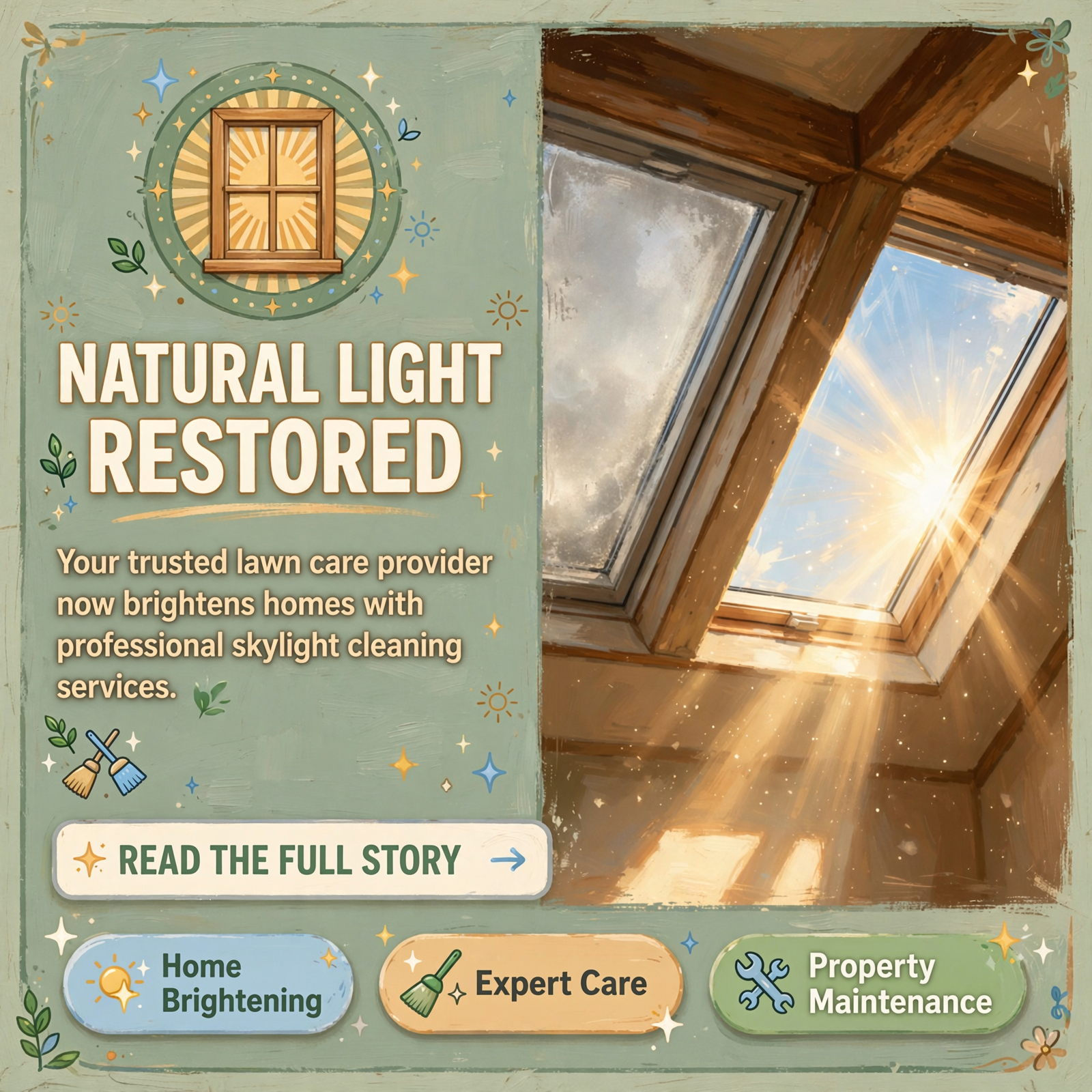✨ Bacon’s Lawn Care Expands Beyond Grass With Professional Skylight Cleaning in Spring City — Featured Image Featured image for "✨ Bacon's Lawn Care Expands Beyond Grass With Professional Skylight Cleaning in Spring City"