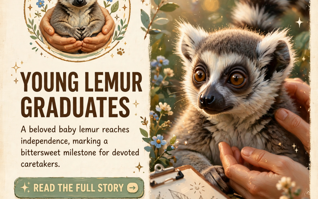🎓 Baby Lemur Soleil Graduates at Tennessee Aquarium in Chattanooga