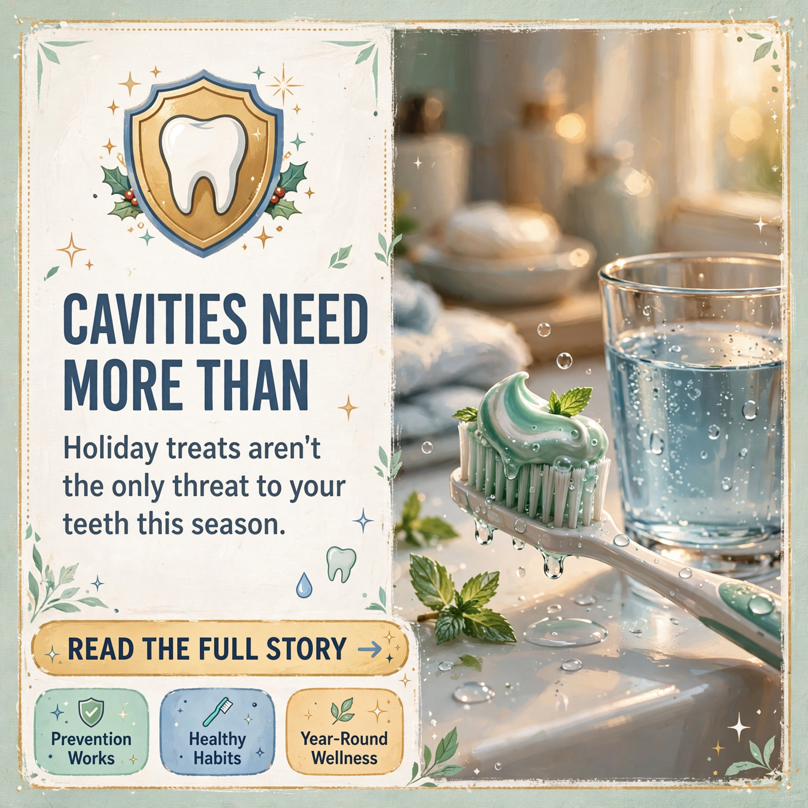 Featured image for "🦷 Beyond Sugar: What Really Causes Cavities During the Holiday Season"