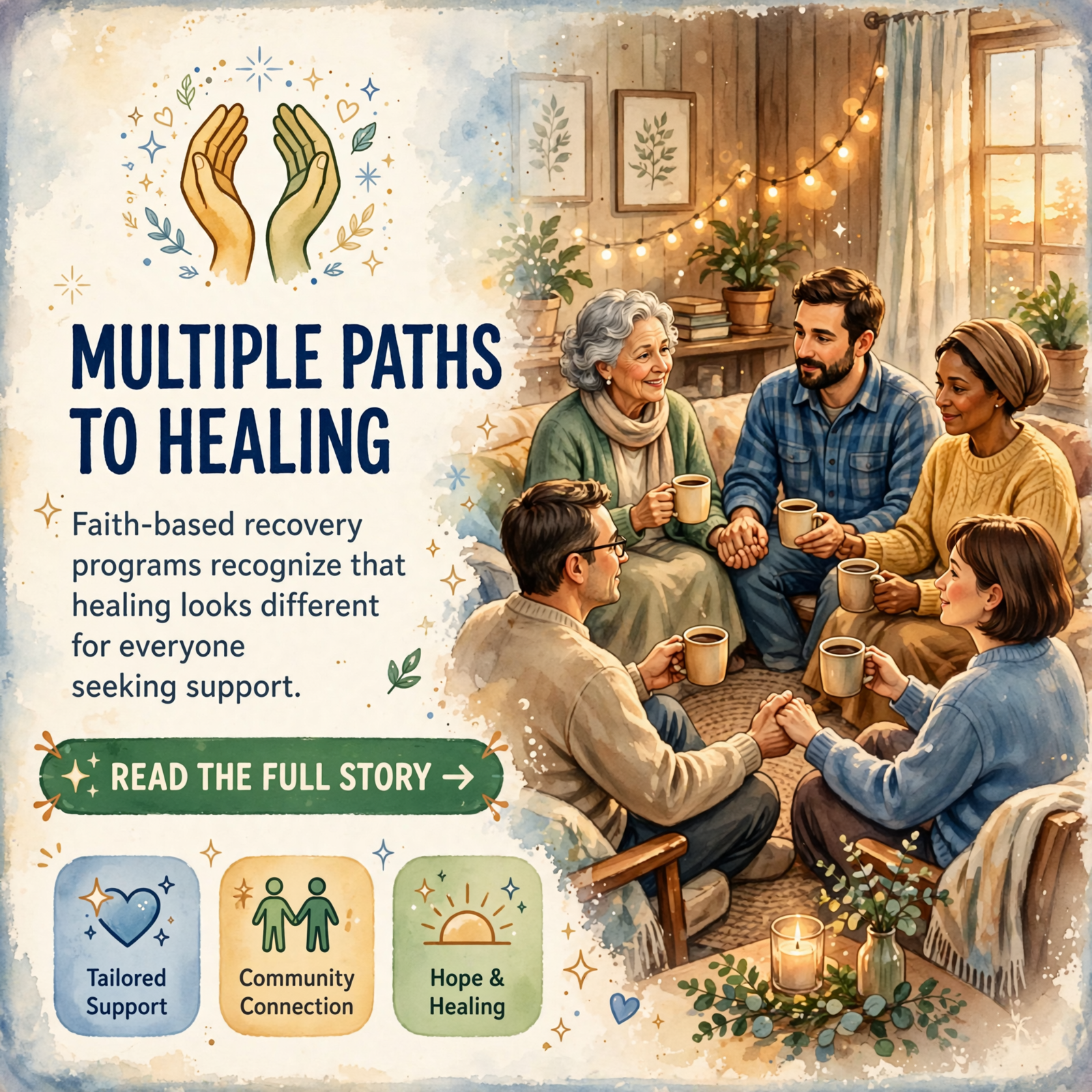 Featured image for "🤝 Celebrate Recovery Offers Multiple Support Groups for Different Struggles"